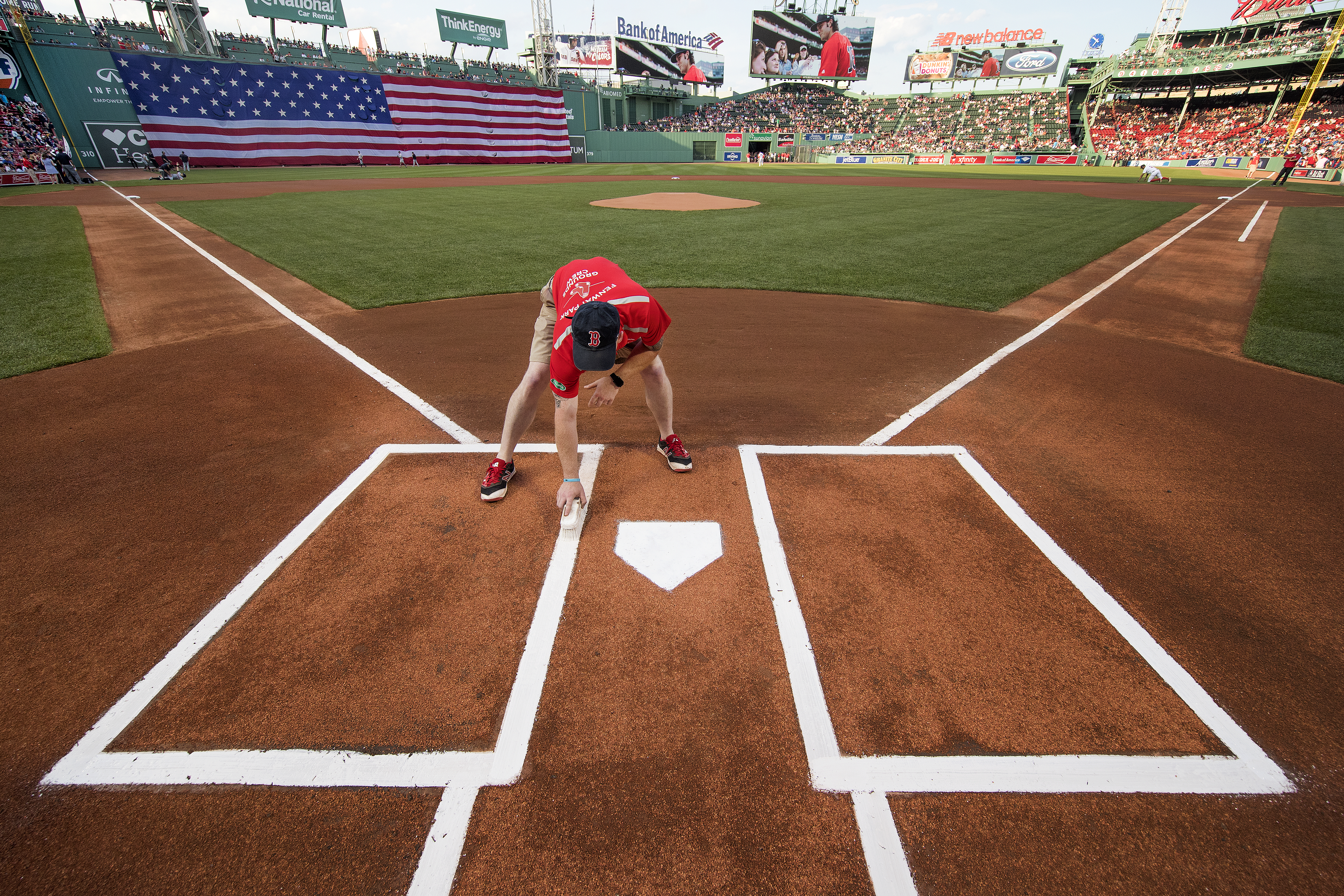 Access to the field by the grounds crew will be regulated.