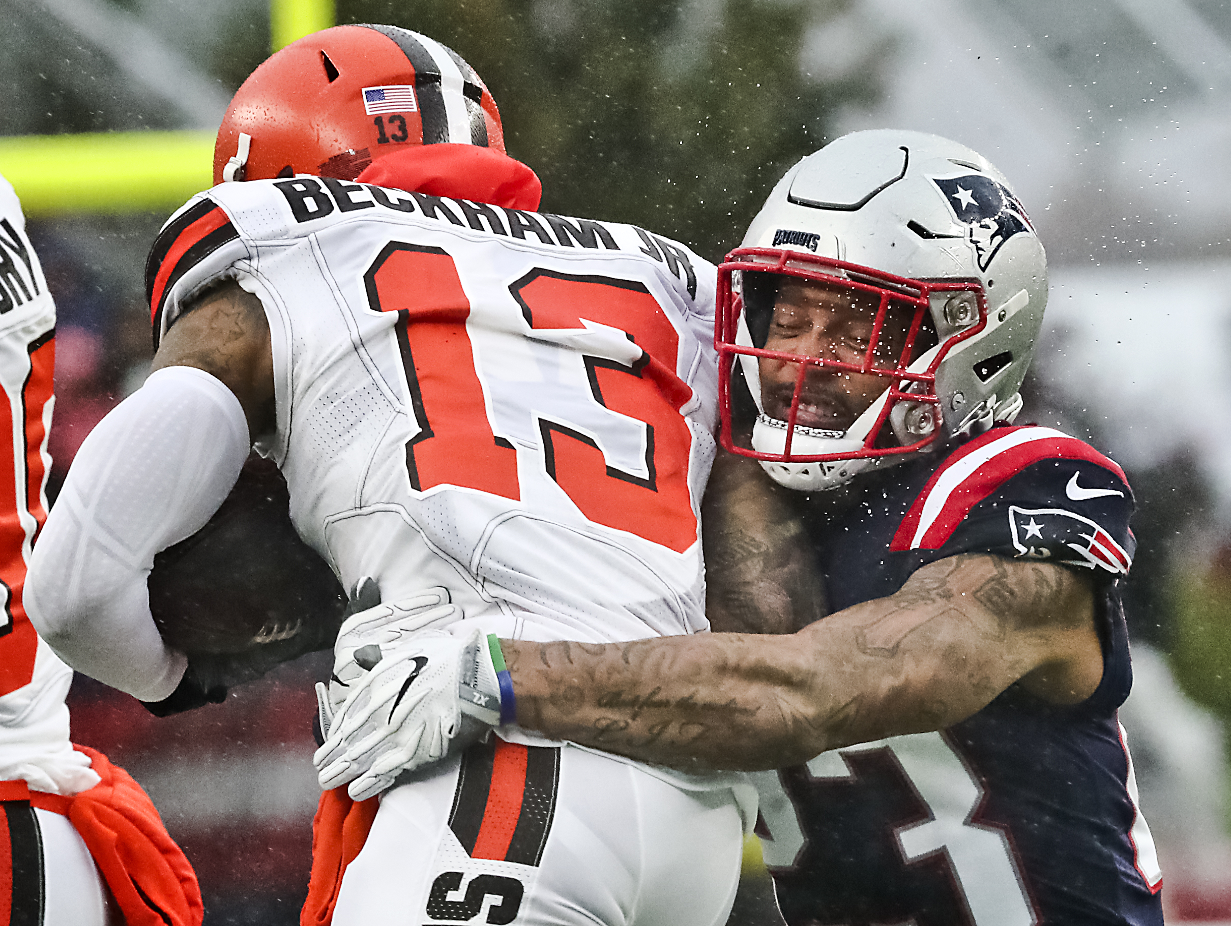 Patrick Chung has developed a knack as a hard-hitting safety.