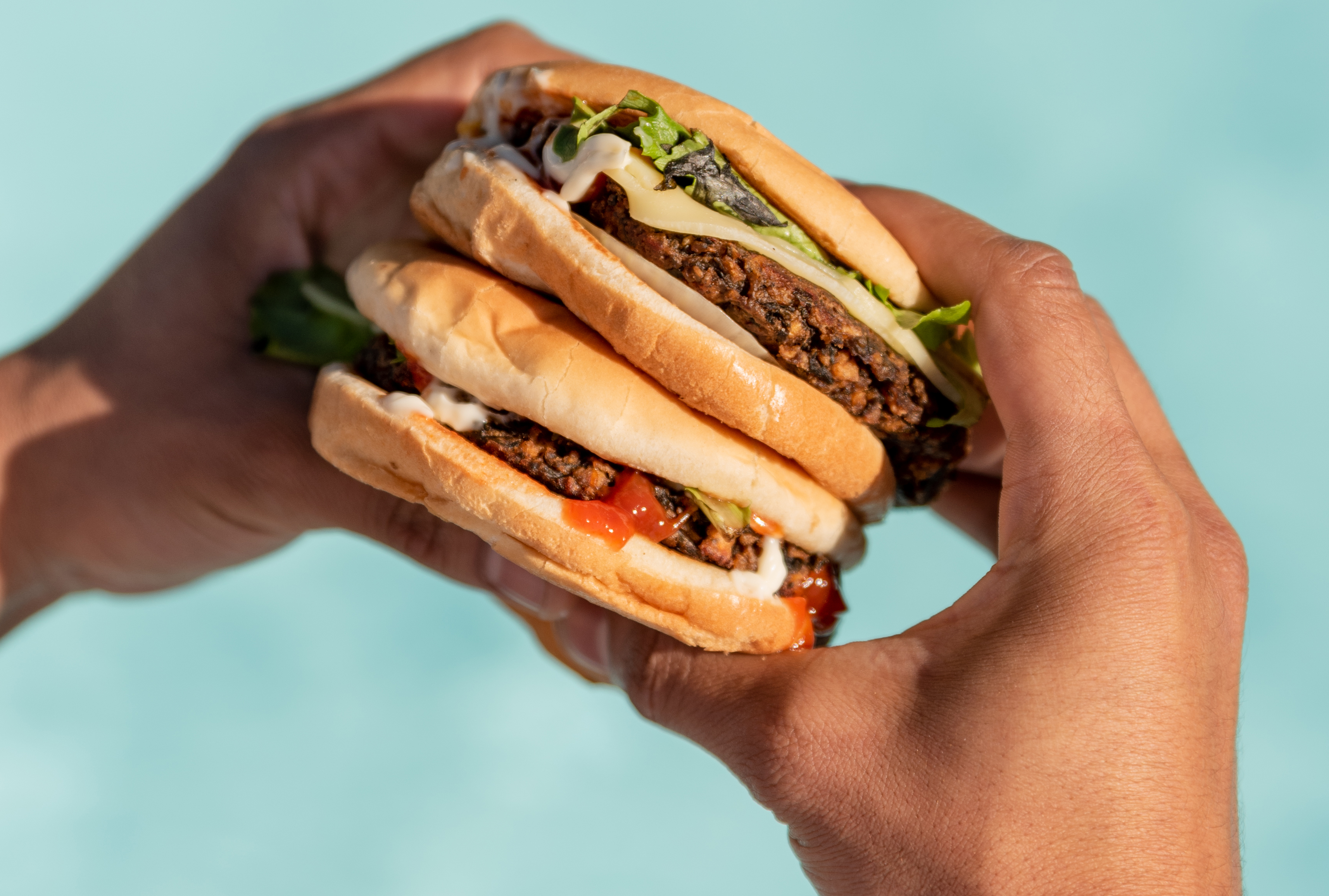 The kelp burger from AKUA, which will be available in restaurants and on their website this summer thanks in large part to the work Courtney Boyd Myers was able to accomplish during the accelerator program.