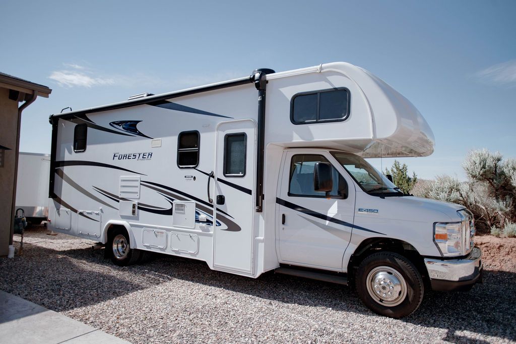 The 27-foot RV the author drove and dubbed “The Beast”