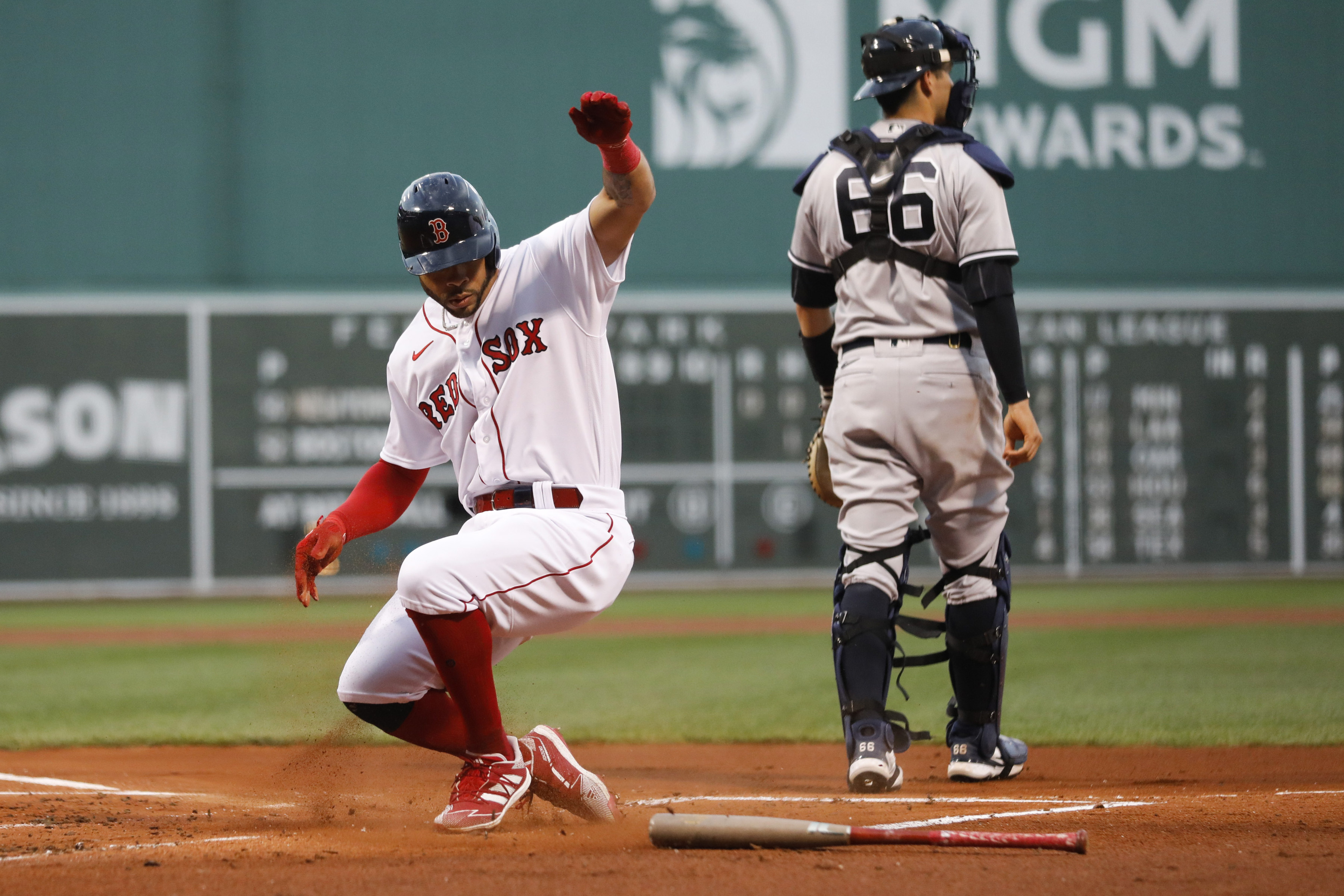 Boston Red Sox's Eric Hosmer and TV Personality Kacie McDonnell's