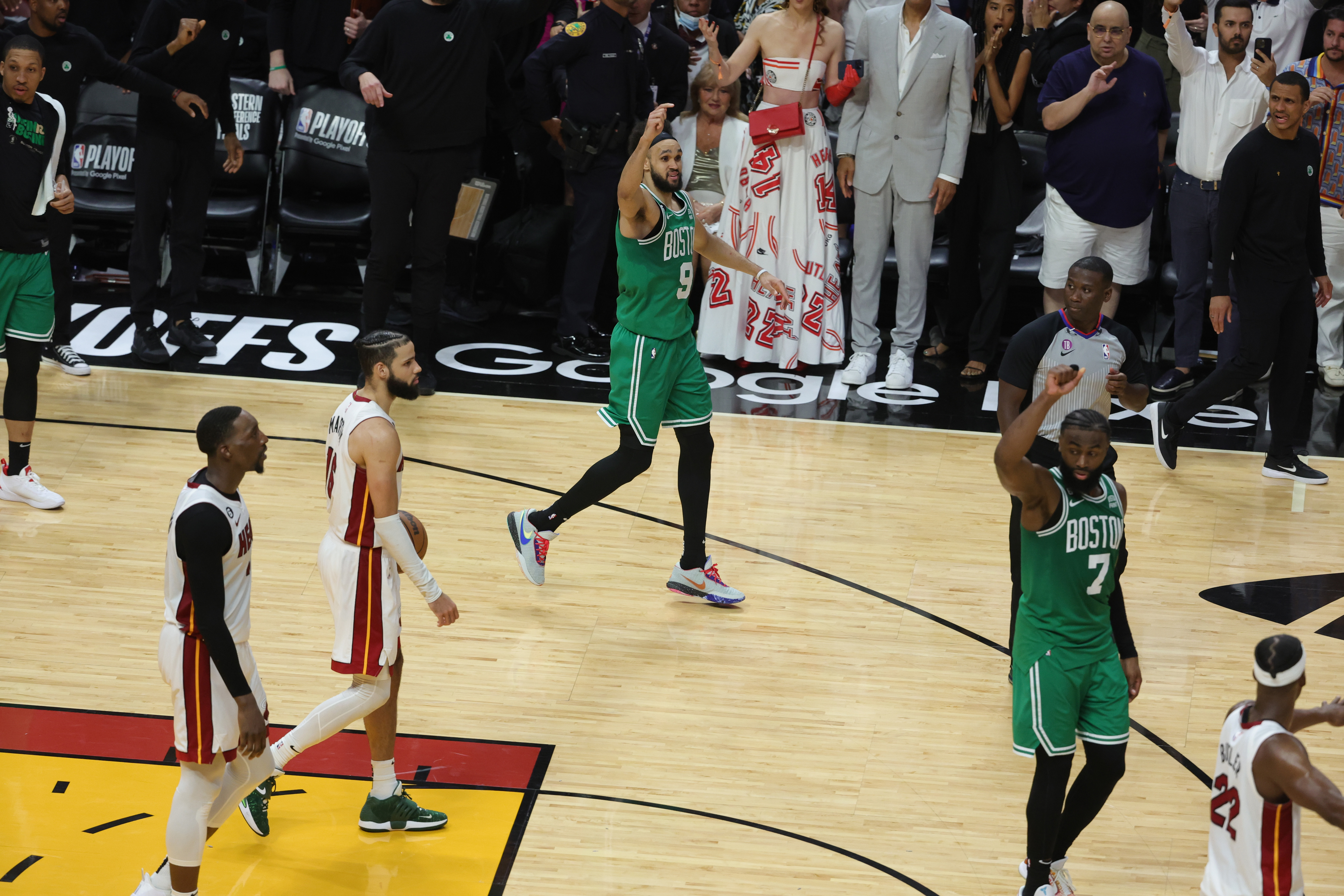 Celtics' Derrick White Joins Michael Jordan in NBA History With Game 6  Buzzer Beater - Sports Illustrated