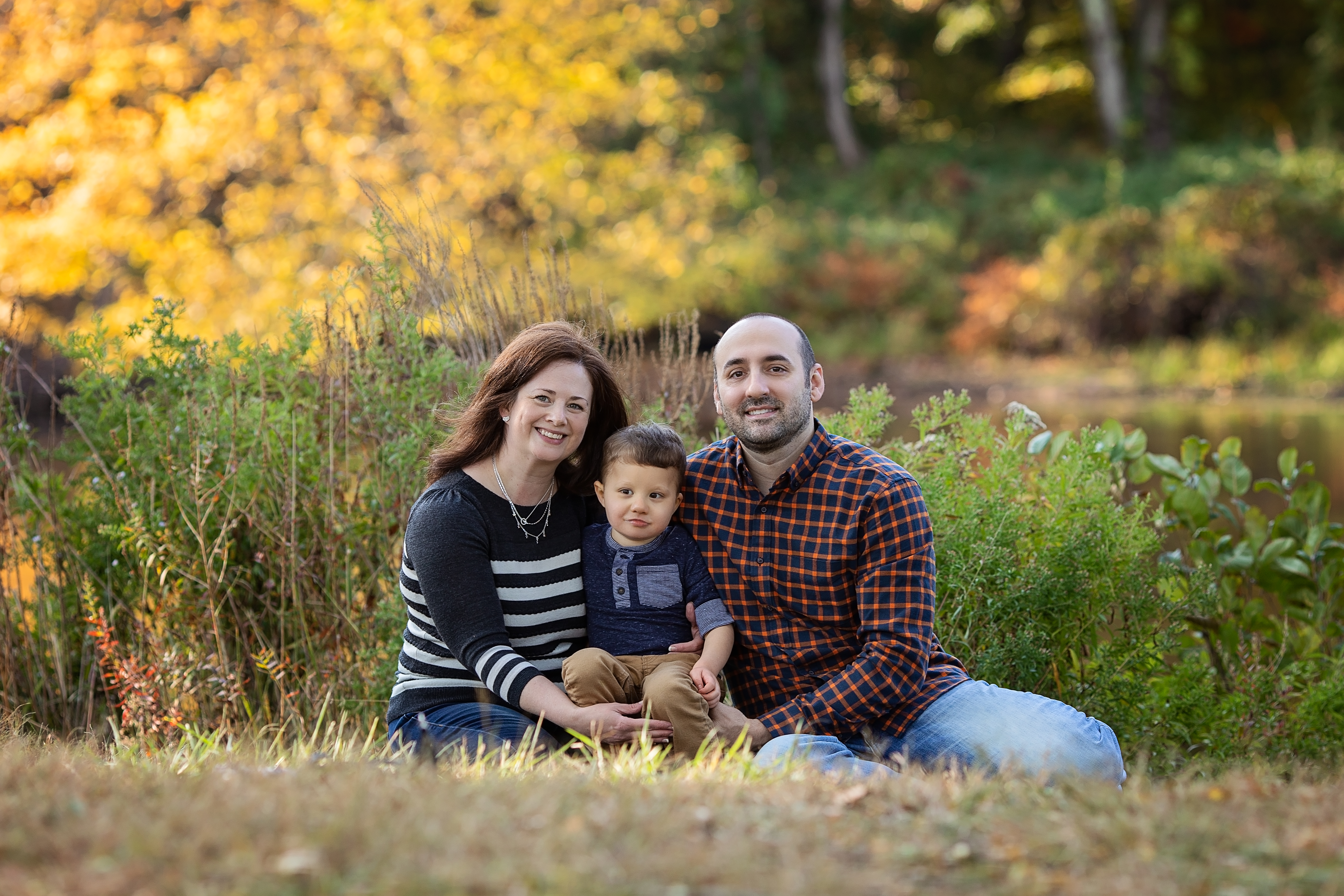 Pamela Brazeau (left) and family.
