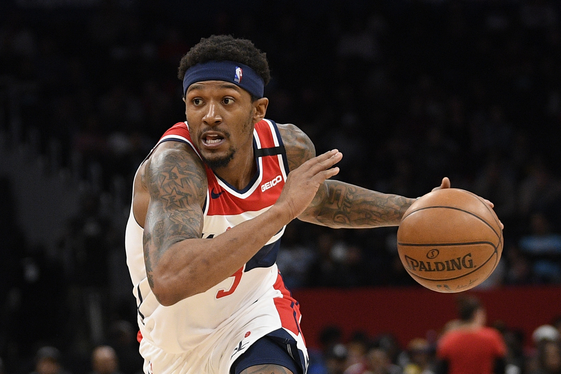 Bradley Beal is not taking part in the NBA's restart due to a shoulder injury.