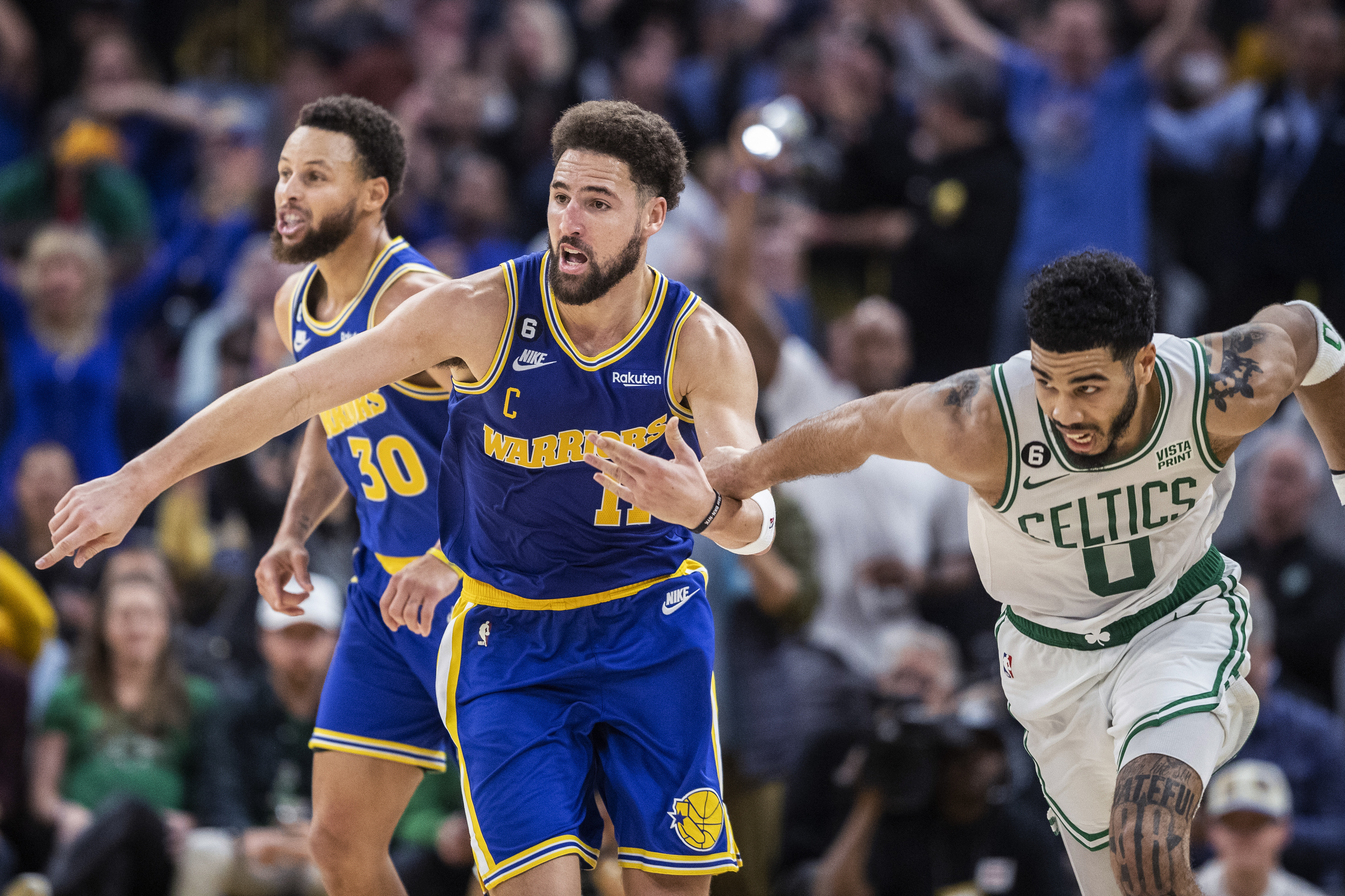 Golden State Warriors on X: Klay arrived at tonight's game in