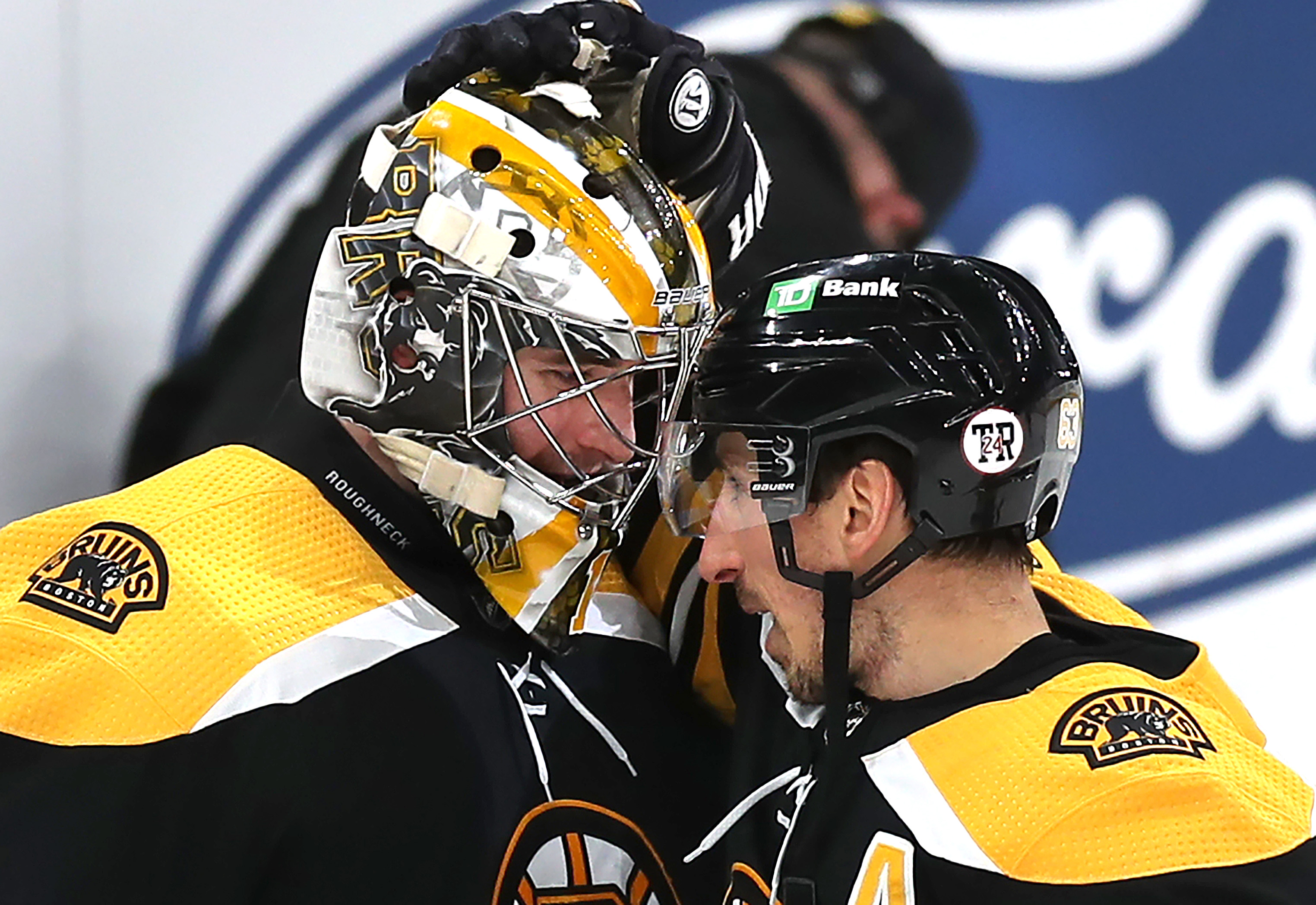 The 22-year-old Swayman finished 7-3 this season with a pair of shutouts.