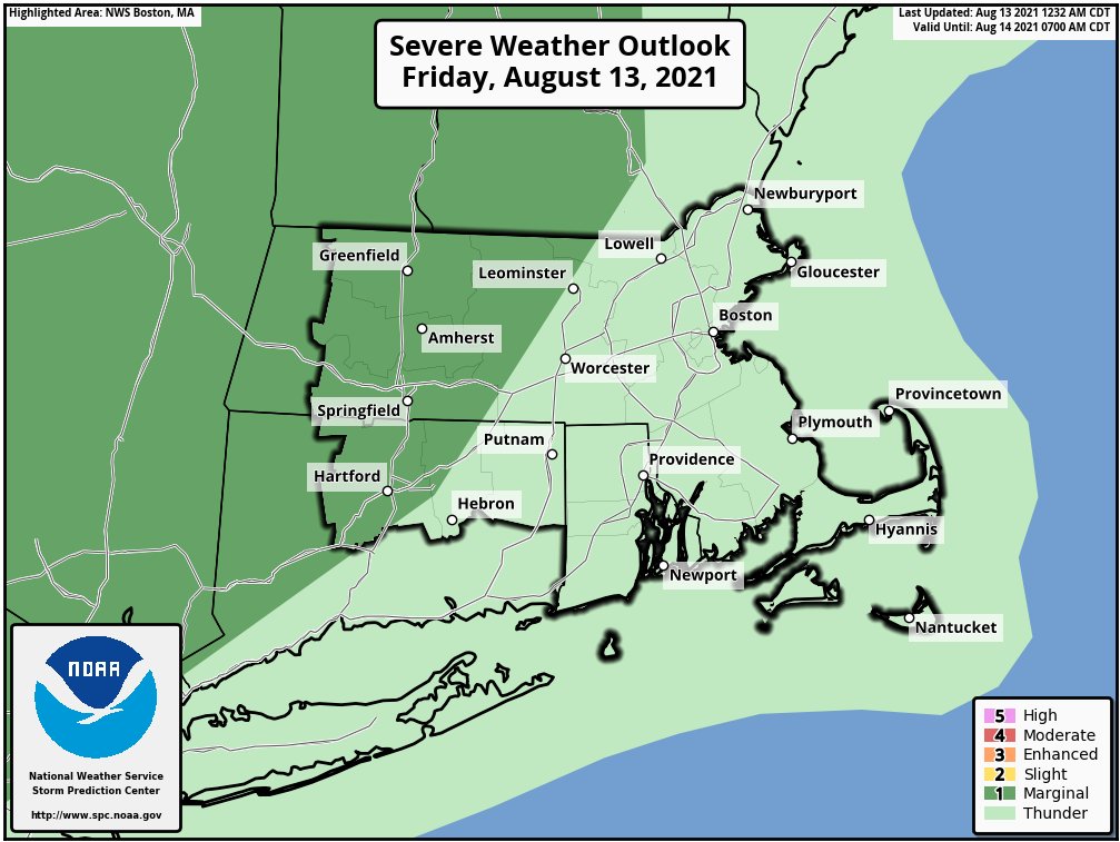 Severe weather outlook for Friday.