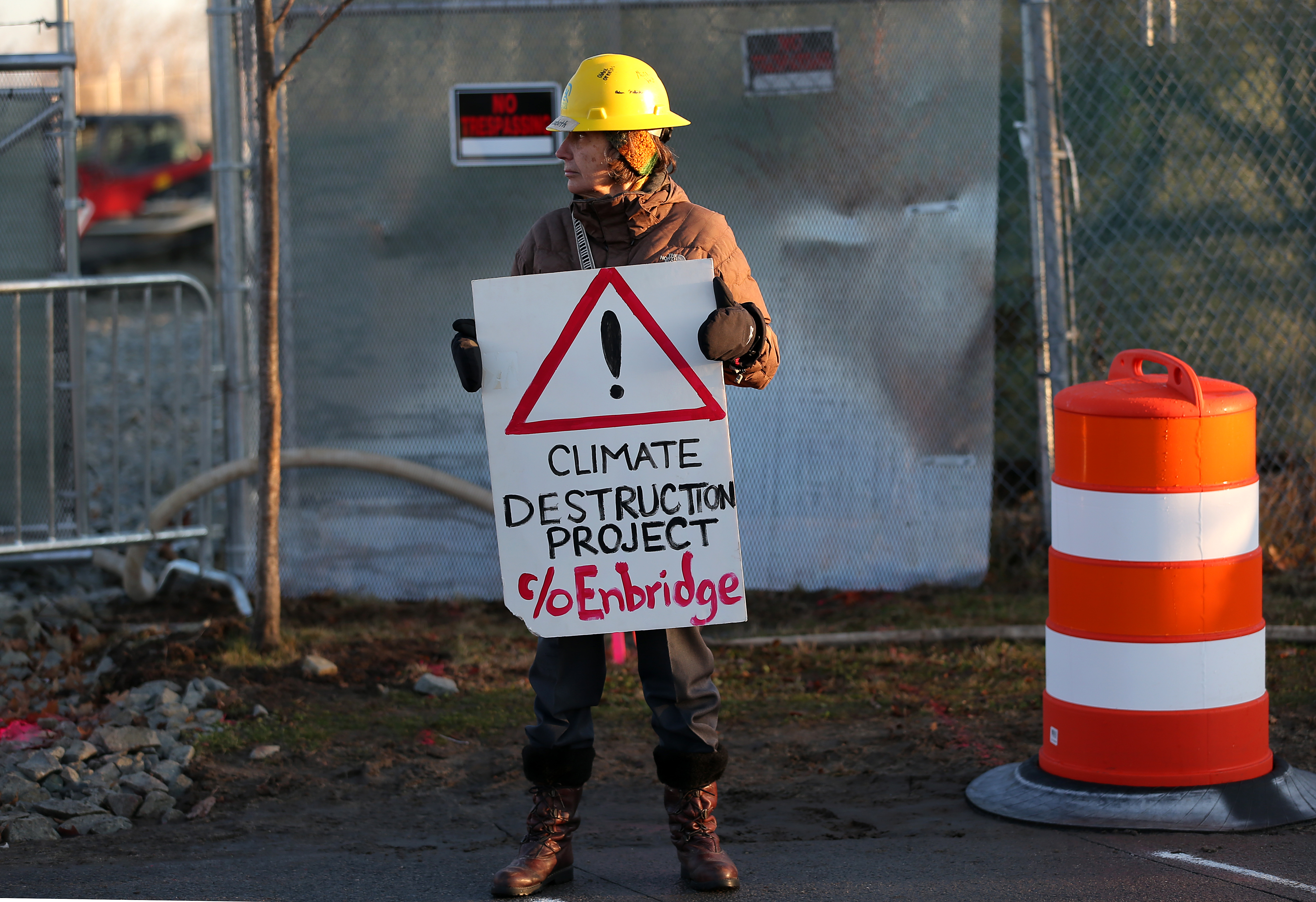 Protesters from throughout New England rallied against the compressor station, which they say symbolized the troubling growth of natural gas in the region.