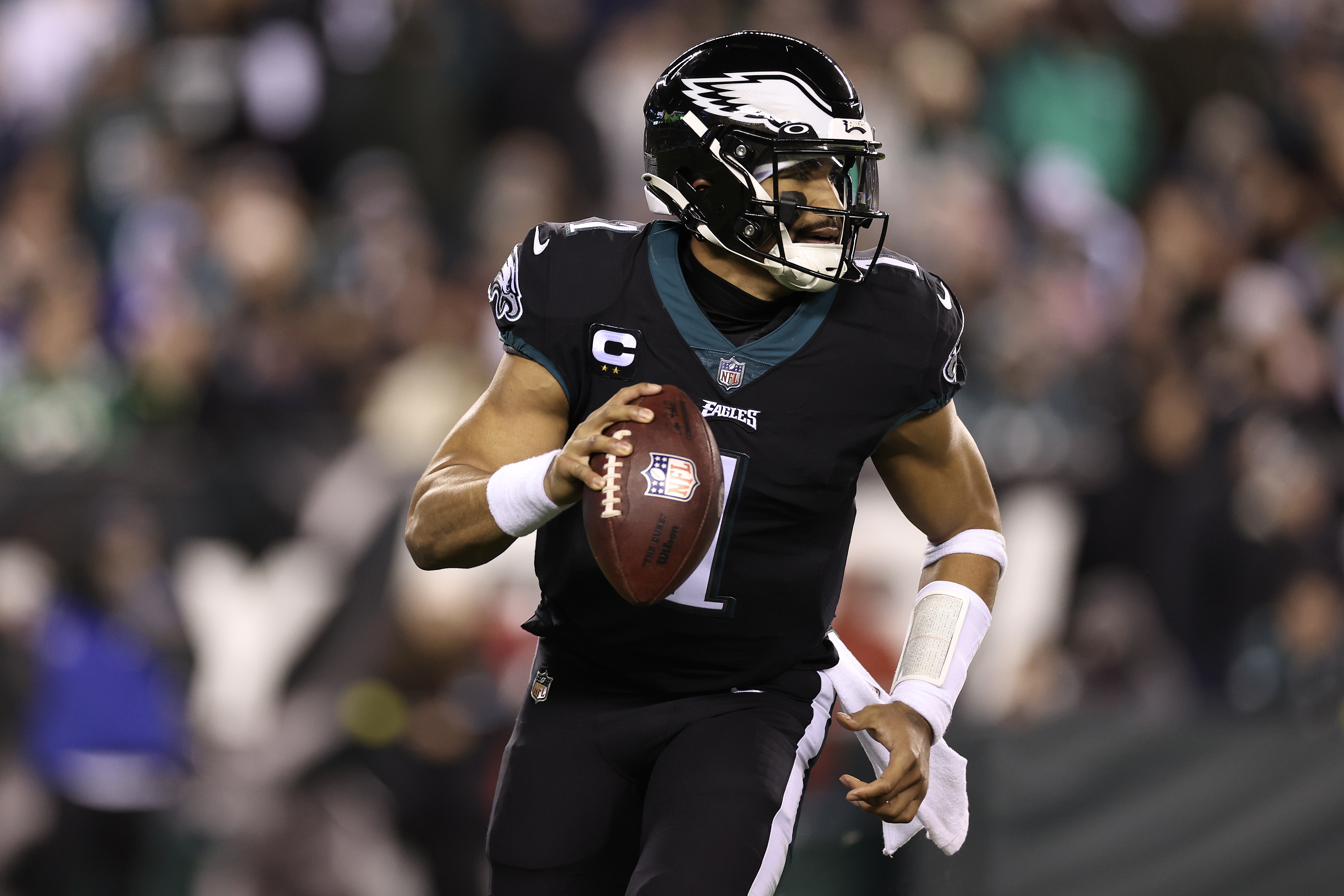 Philadelphia Eagles crush New York Giants to move within one game of Super  Bowl