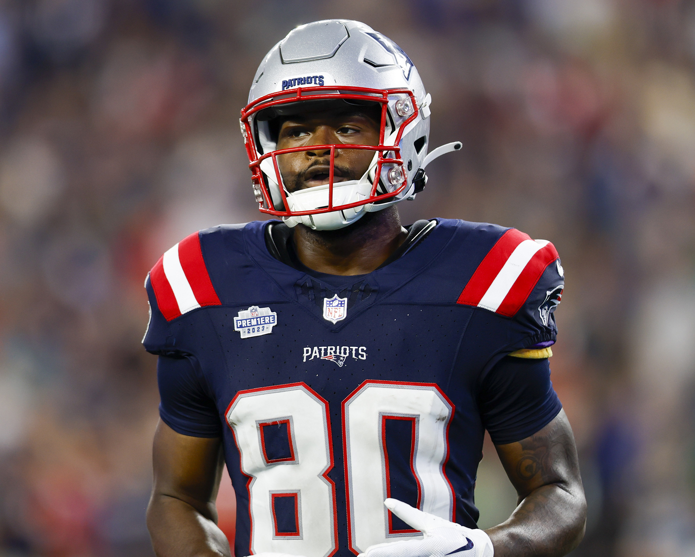 Patriots notebook: Kayshon Boutte happy 'dumb' gambling decision behind him