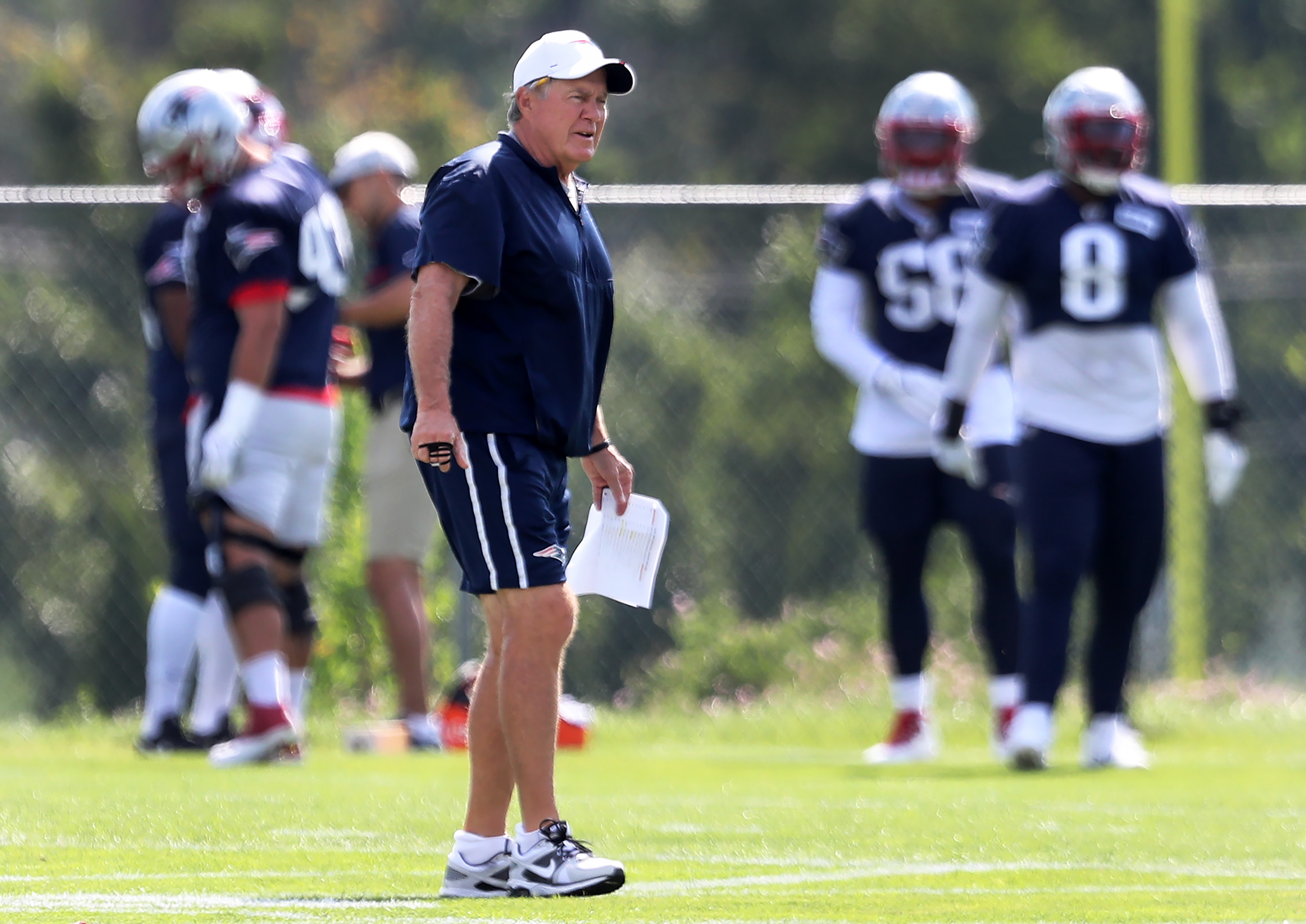 Leading observation from Patriots training camp? Mac Jones has become the  leader of a fun bunch on offense - The Boston Globe