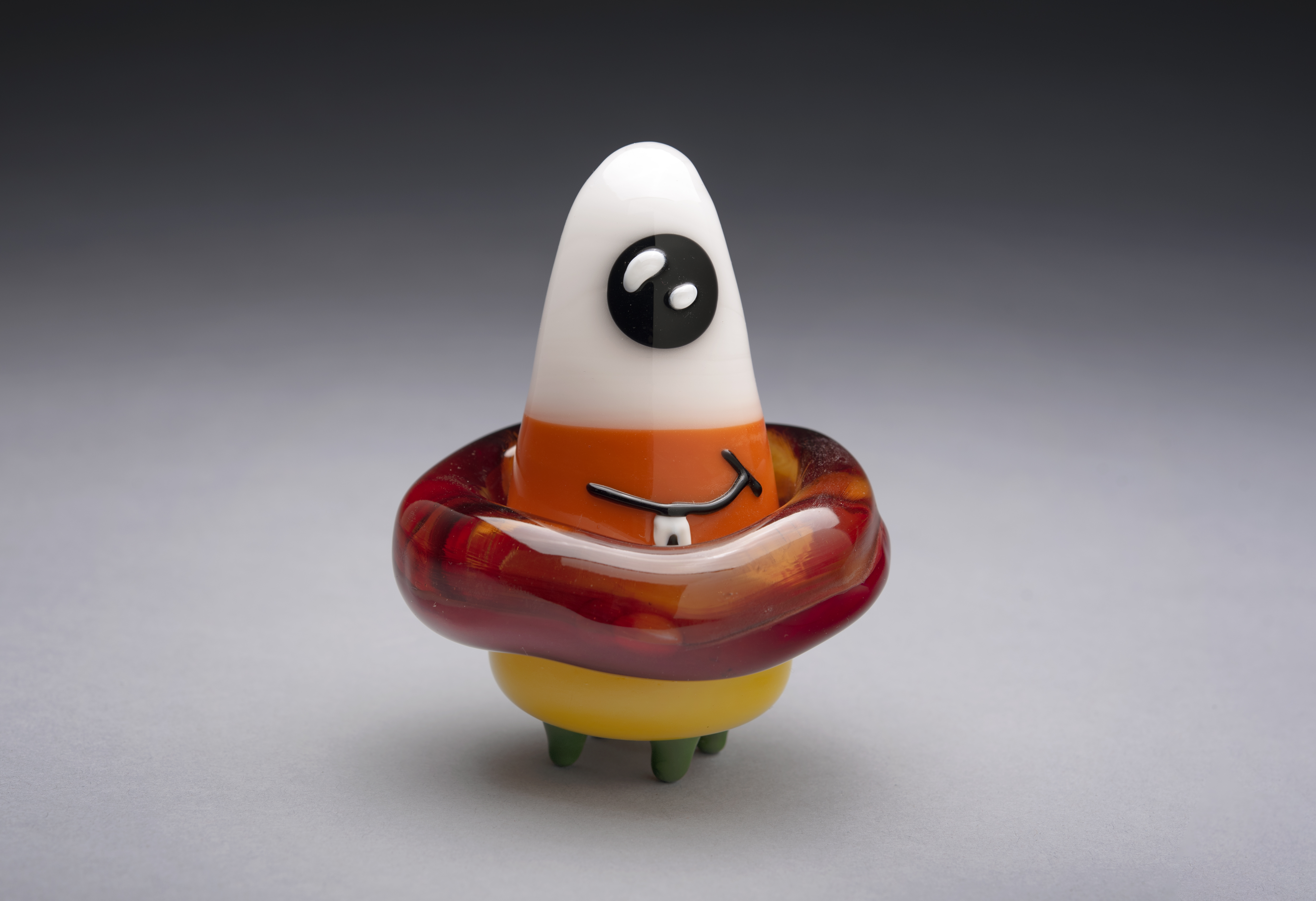 A piece from "GLASSTASTIC" at Brattleboro Museum & Art Center.