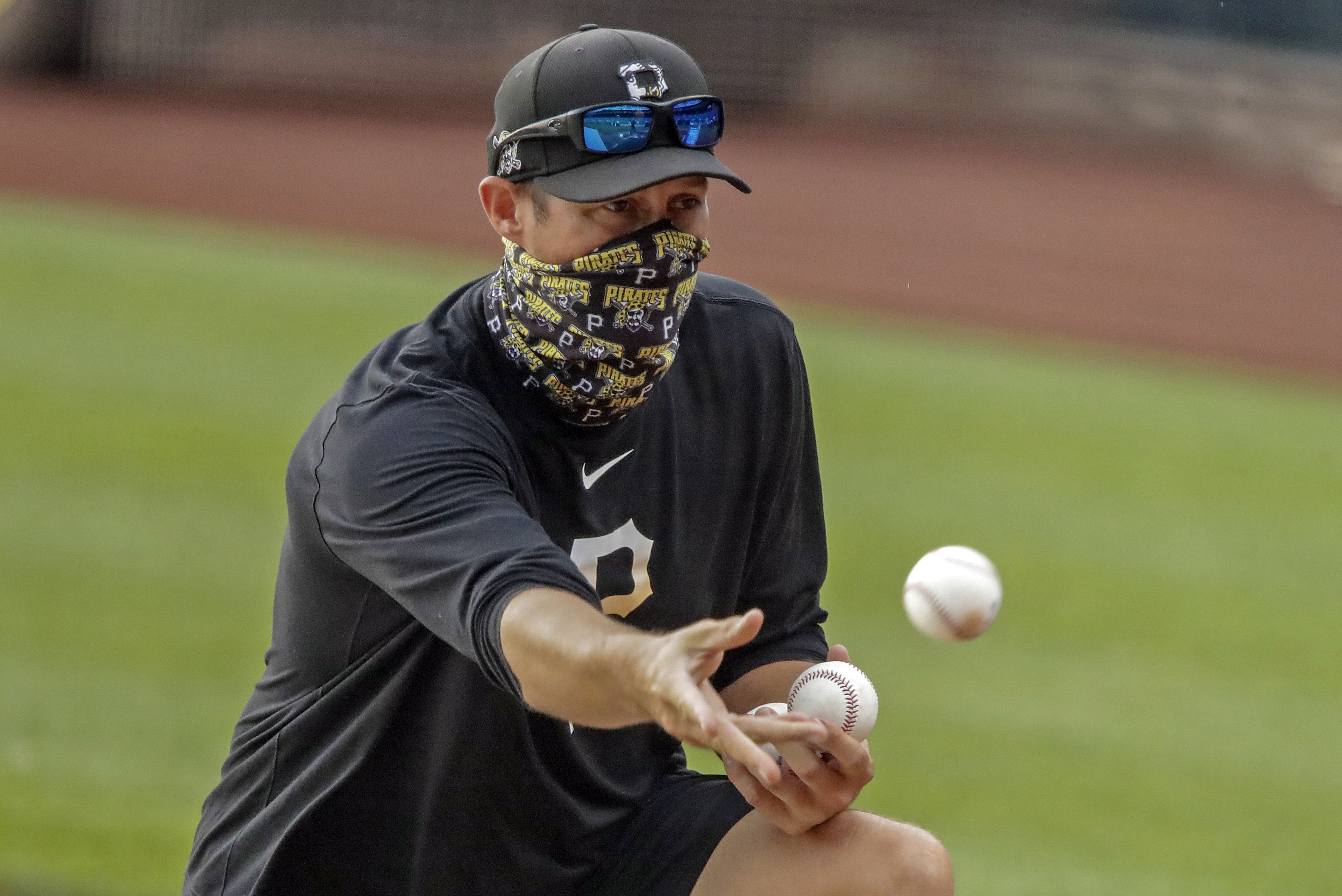 Don Kelly participates in a team workout this past July in Pittsburgh.