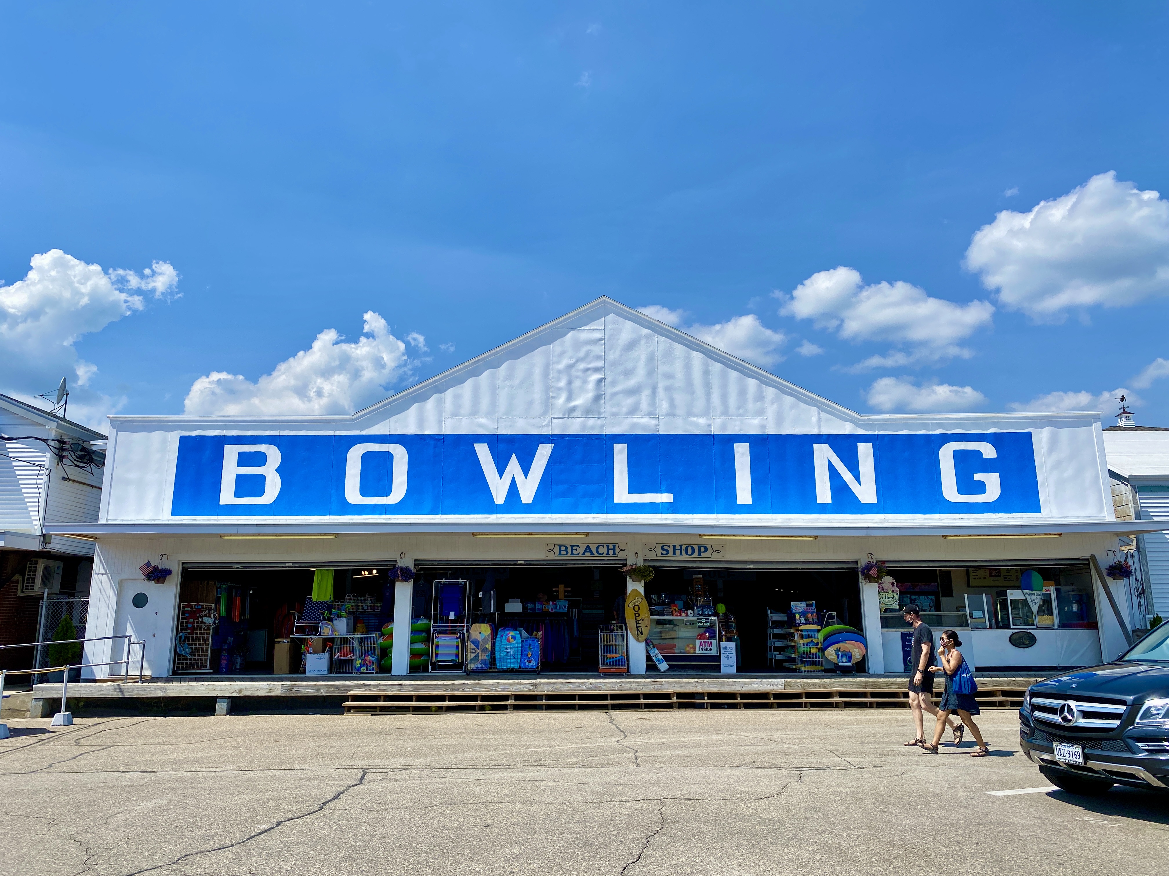Surfside Bowling in York Beach, Maine.