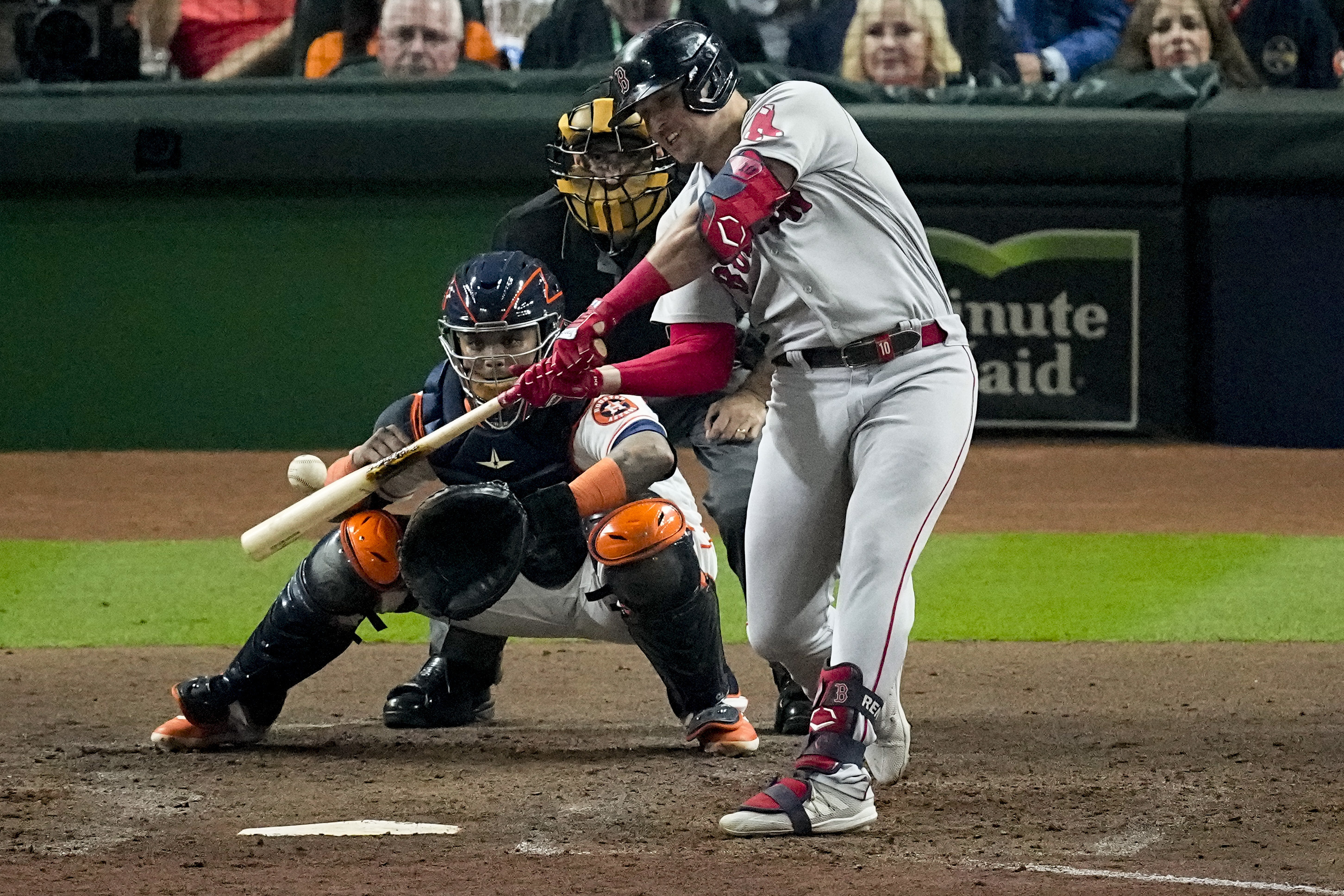 Hunter Renfroe delivered an RBI double in the third inning Friday night.