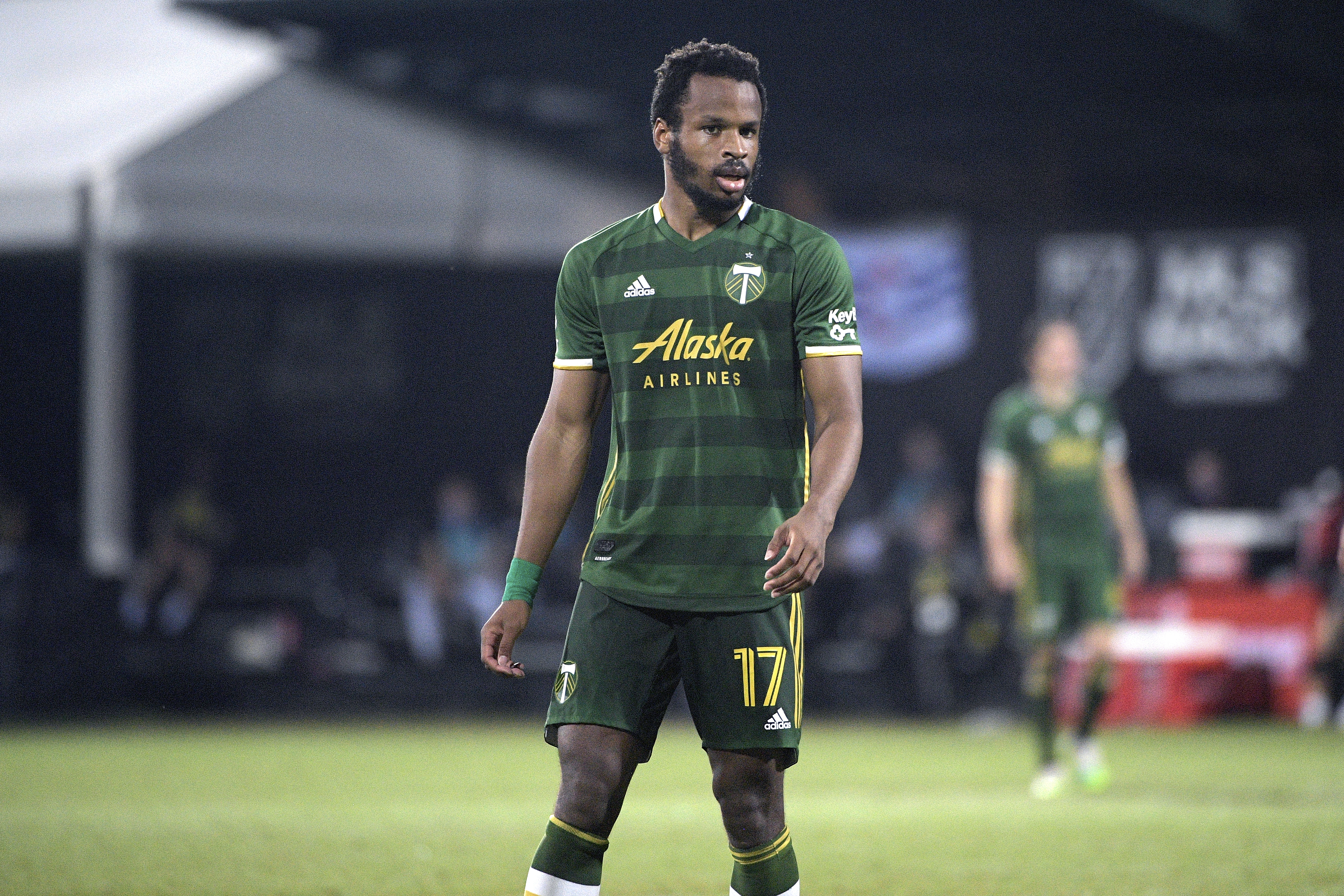 Portland's Jeremy Ebobisse follows a play during the second half of a match against FC Cincinnati late last month.