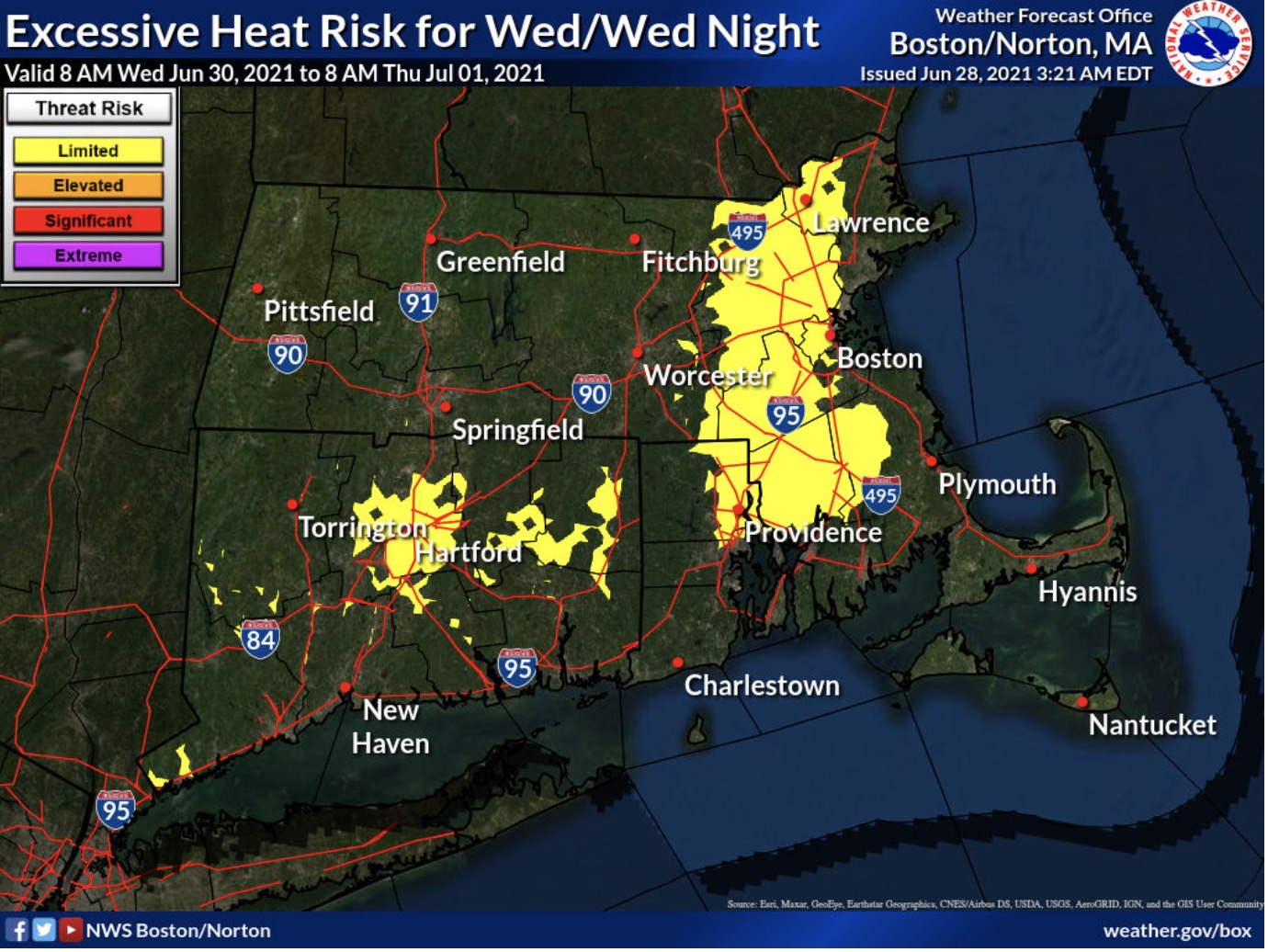 These Maps Show Just How Hot It Will Get In Mass. This Week - The ...