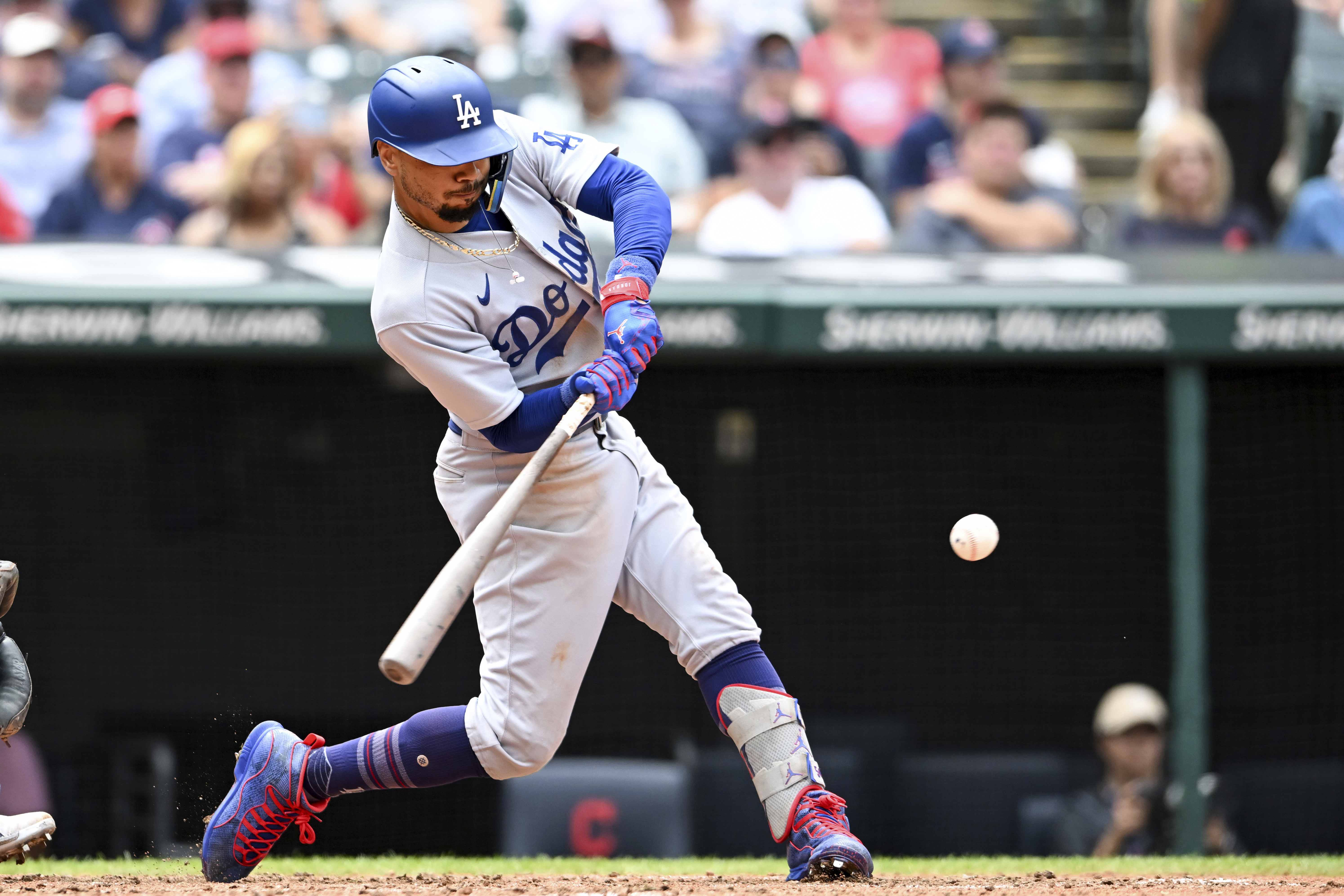 Dodgers All-Star Mookie Betts matches career high with five hits in win vs.  Guardians - The Boston Globe