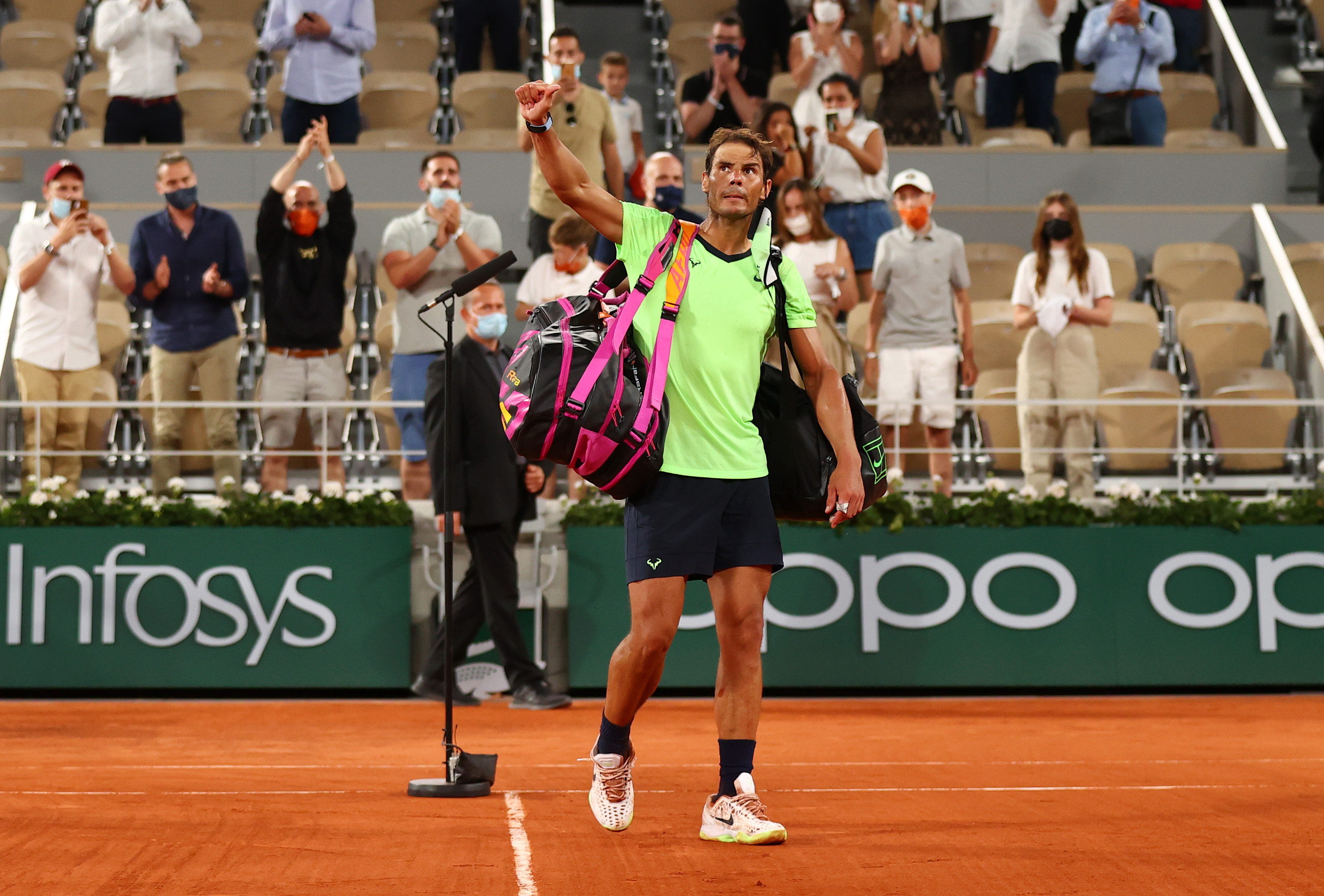 Rafael Nadal had won the last four French Opens, beating Novak Djokovic in straight sets in the 2021 final.