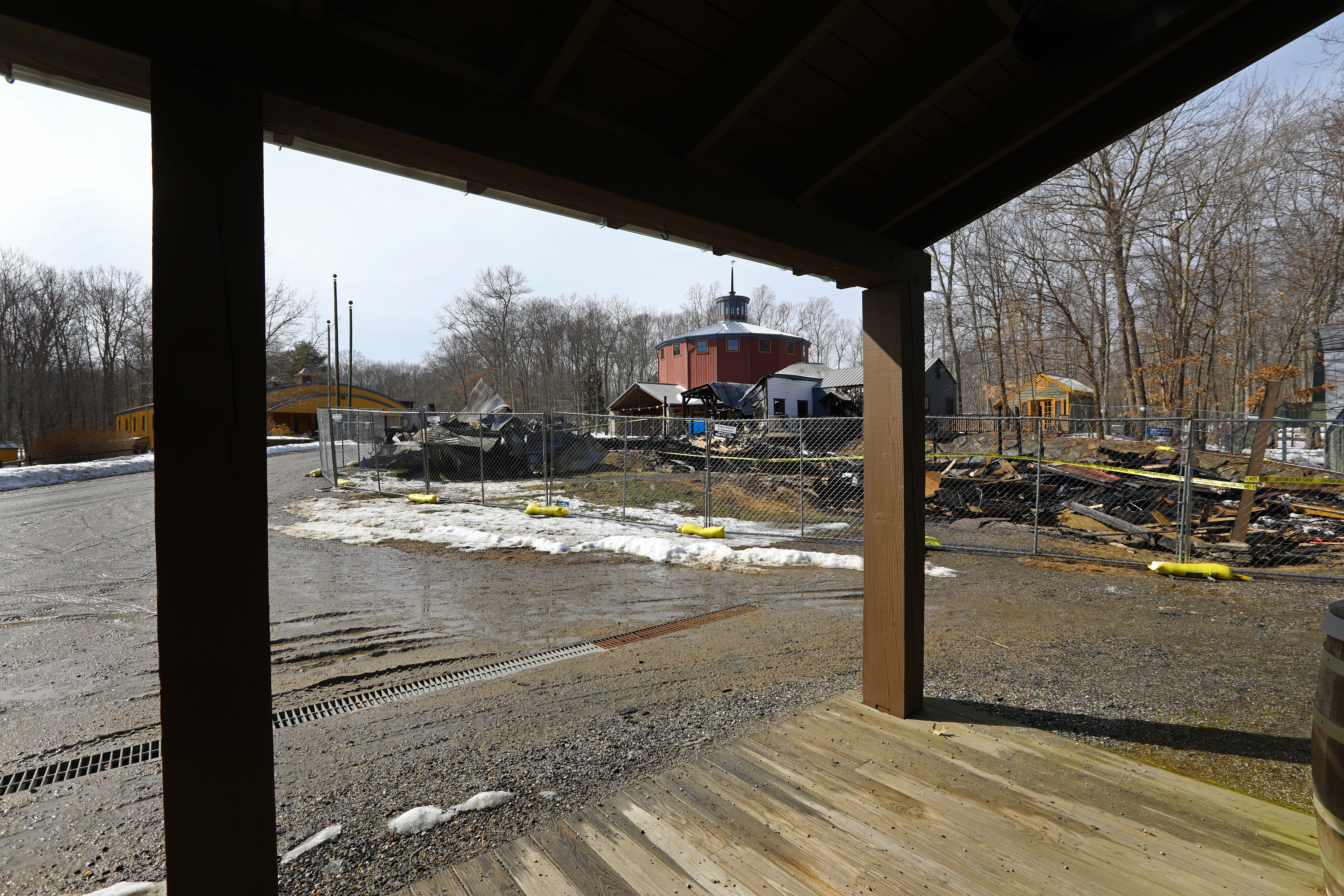 Some buildings at Paul Newman's Hole in the Wall Gang Camp, in Ashford, Conn. were recently destroyed by fire.