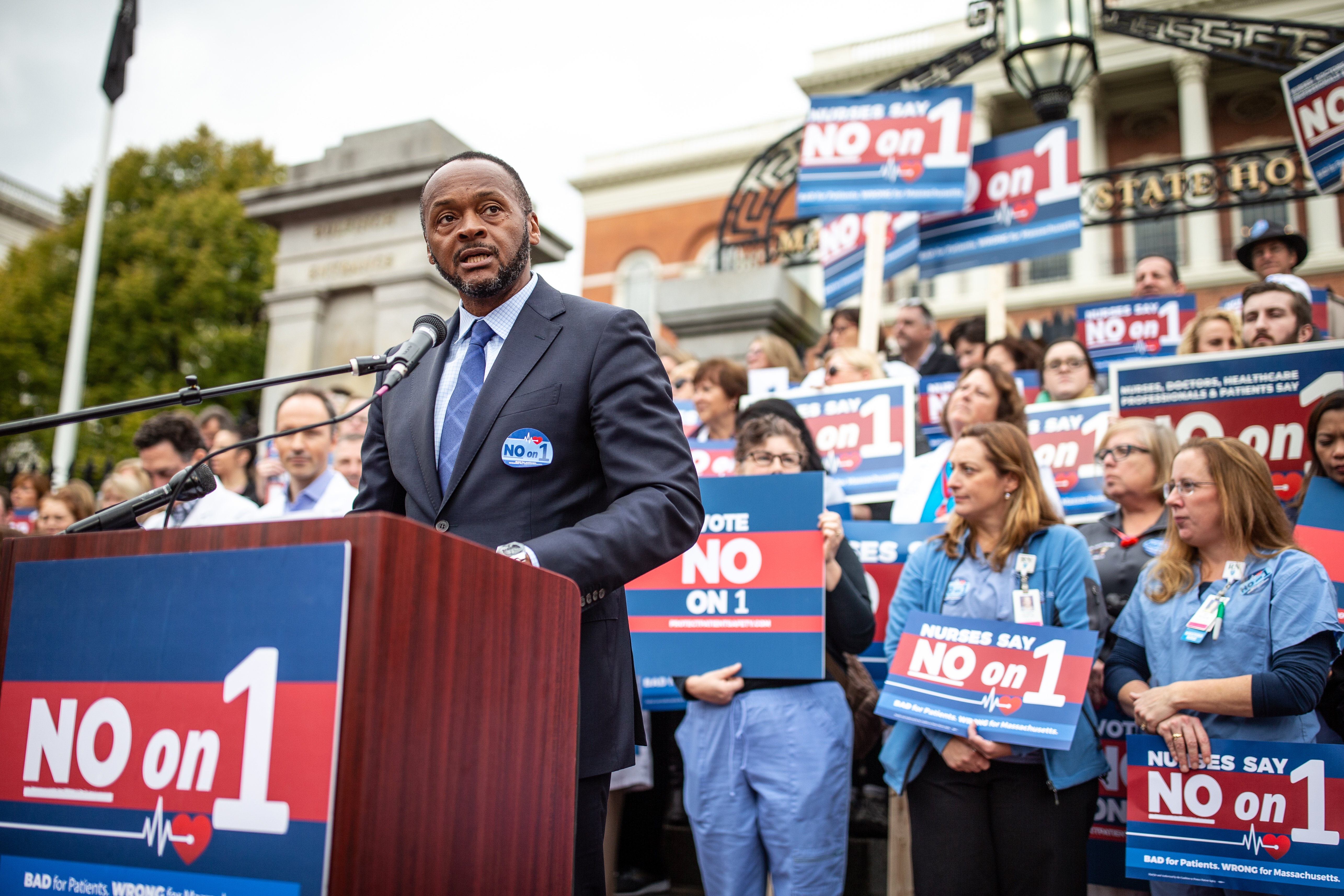 Michael Curry, president and CEO of the Massachusetts League of Community Health Centers, said racist policies have “damaged communities and families and maybe resulted in the loss of lives.”
