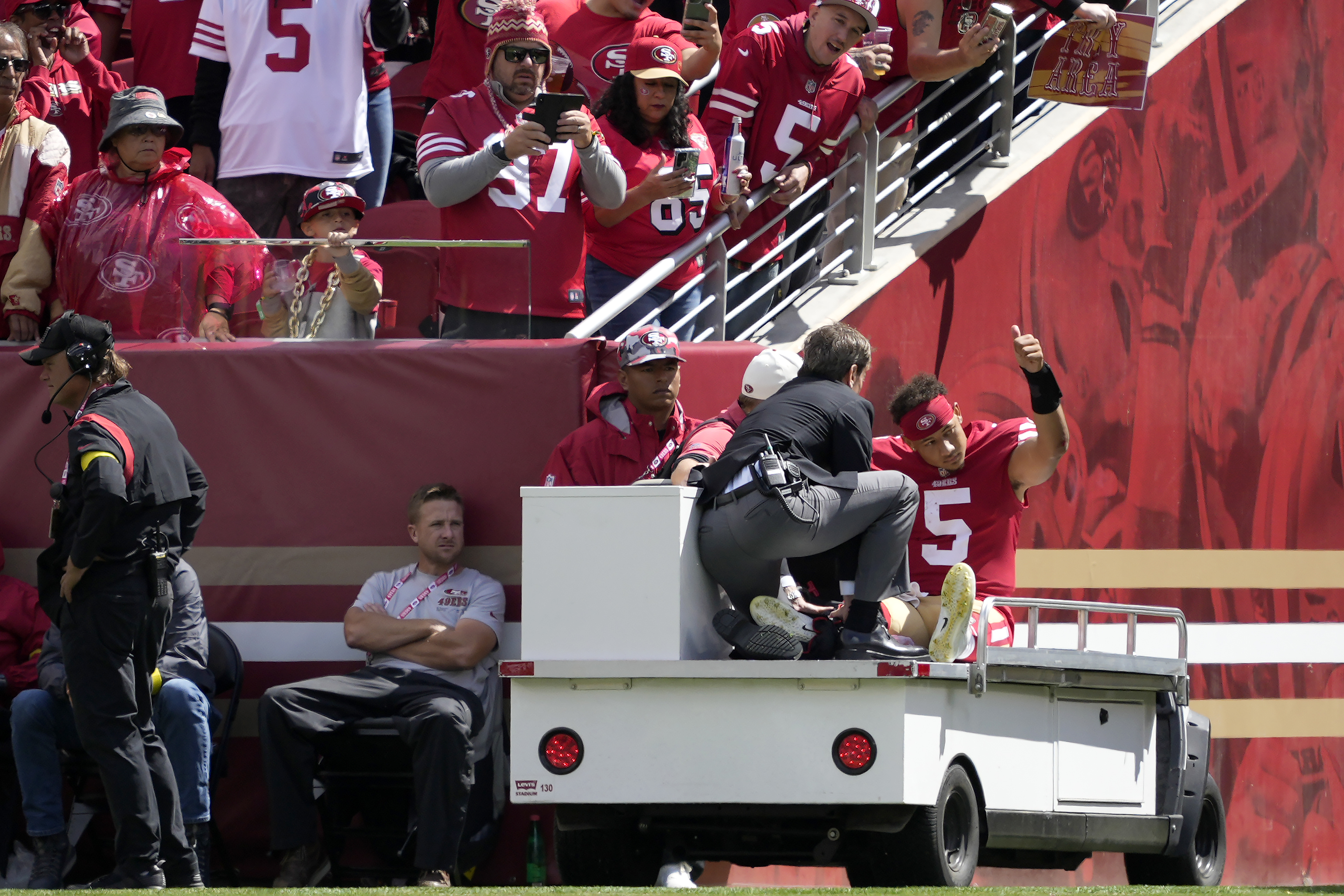 Raiders 34, 49ers 7: Trey Lance makes rough re-entry to NFL games