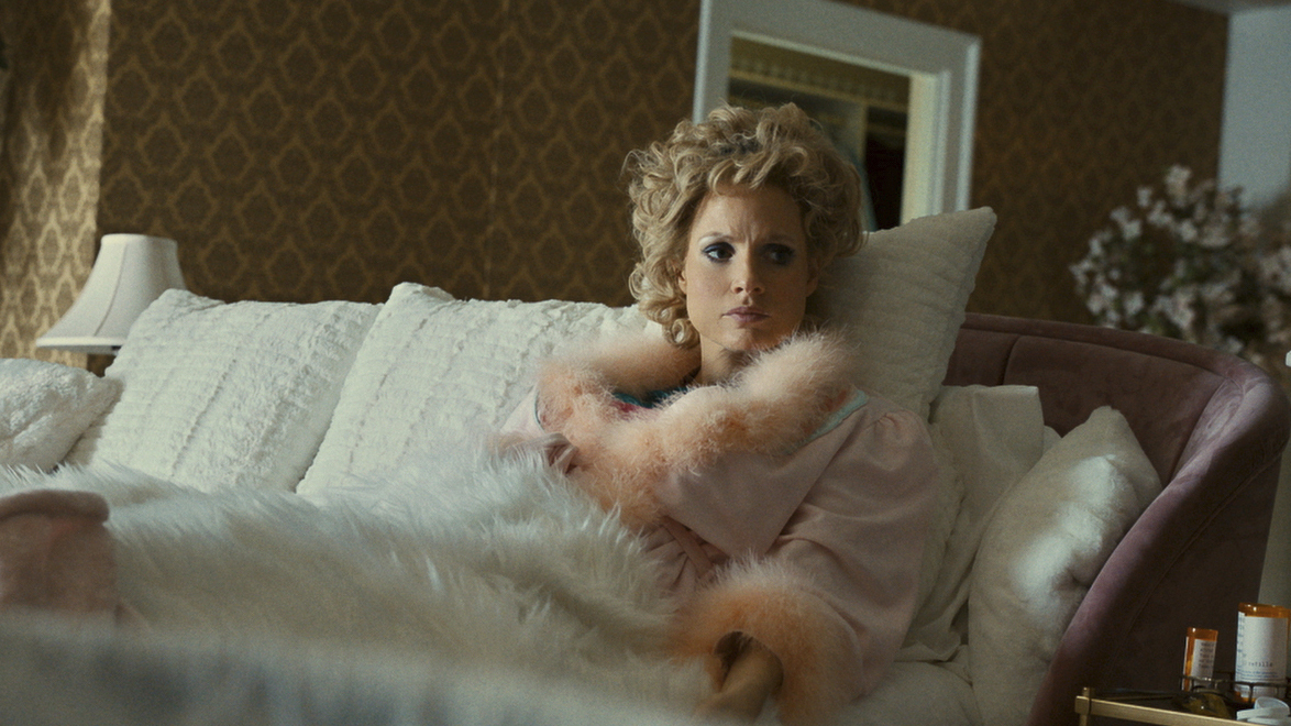 Jessica Chastain in "The Eyes of Tammy Faye."