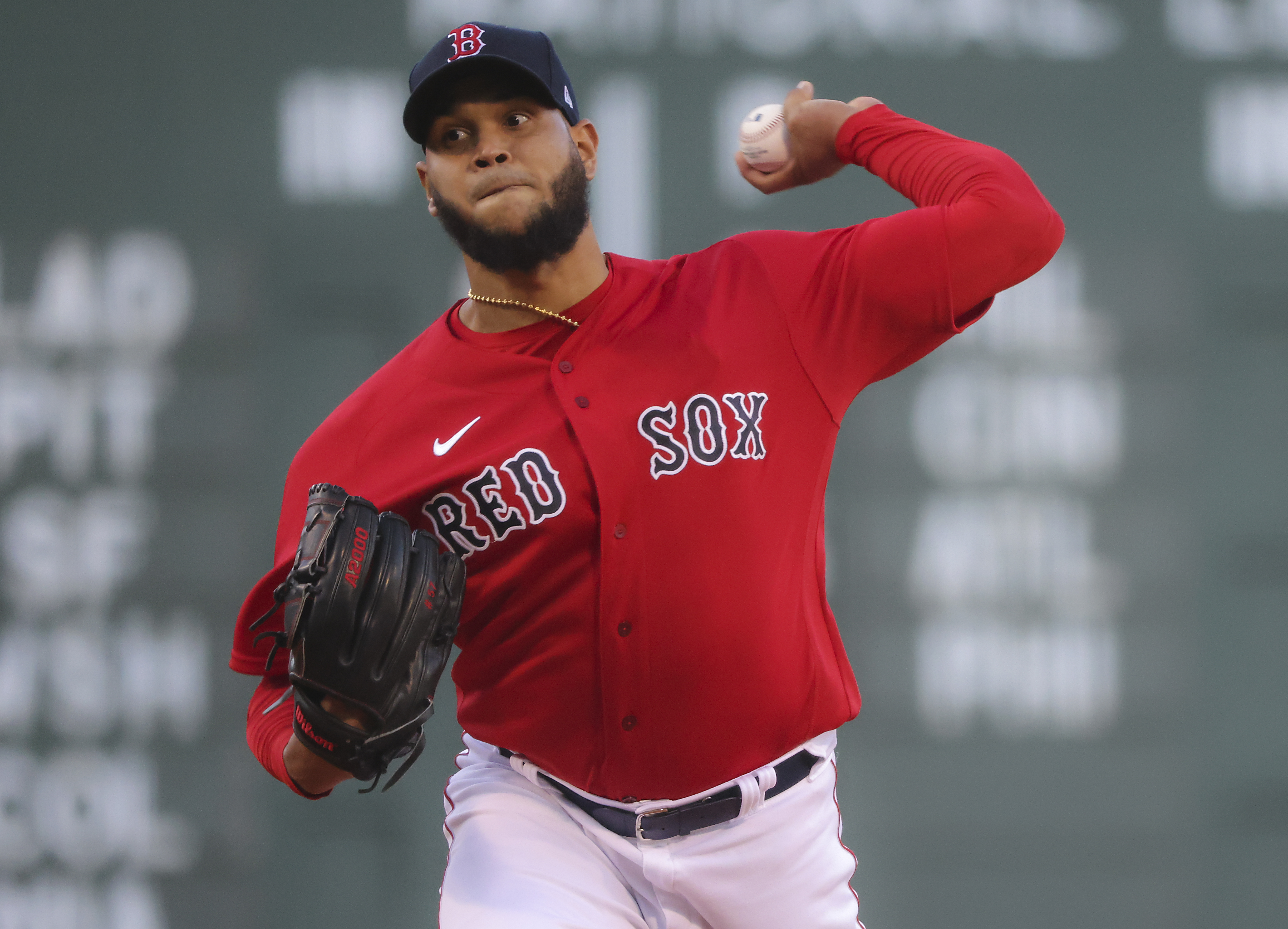 Eduardo Rodriguez went just 4 2/3 innings Thursday night against the Astros.