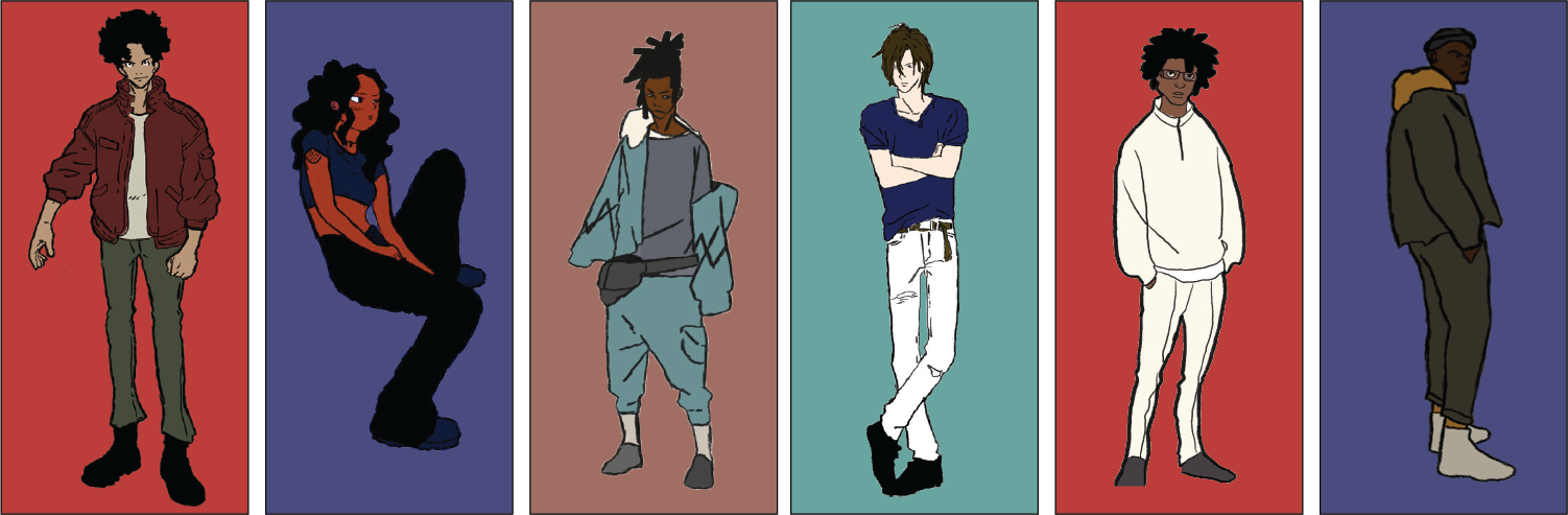 The Run Around characters are modeled after the incarcerated youth who designed the game.