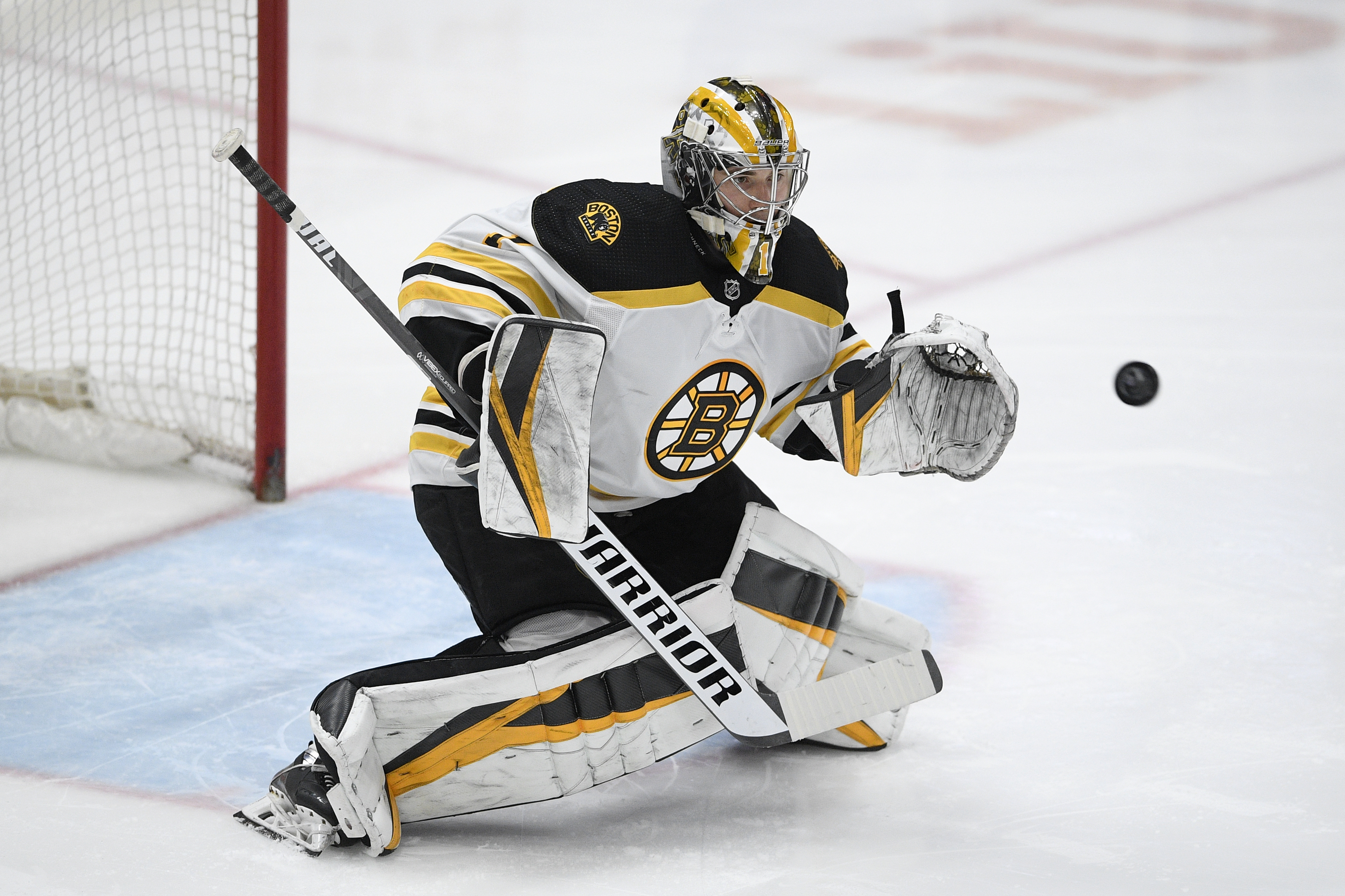 Carter Hart's mom was the co-star of her son's NHL debut