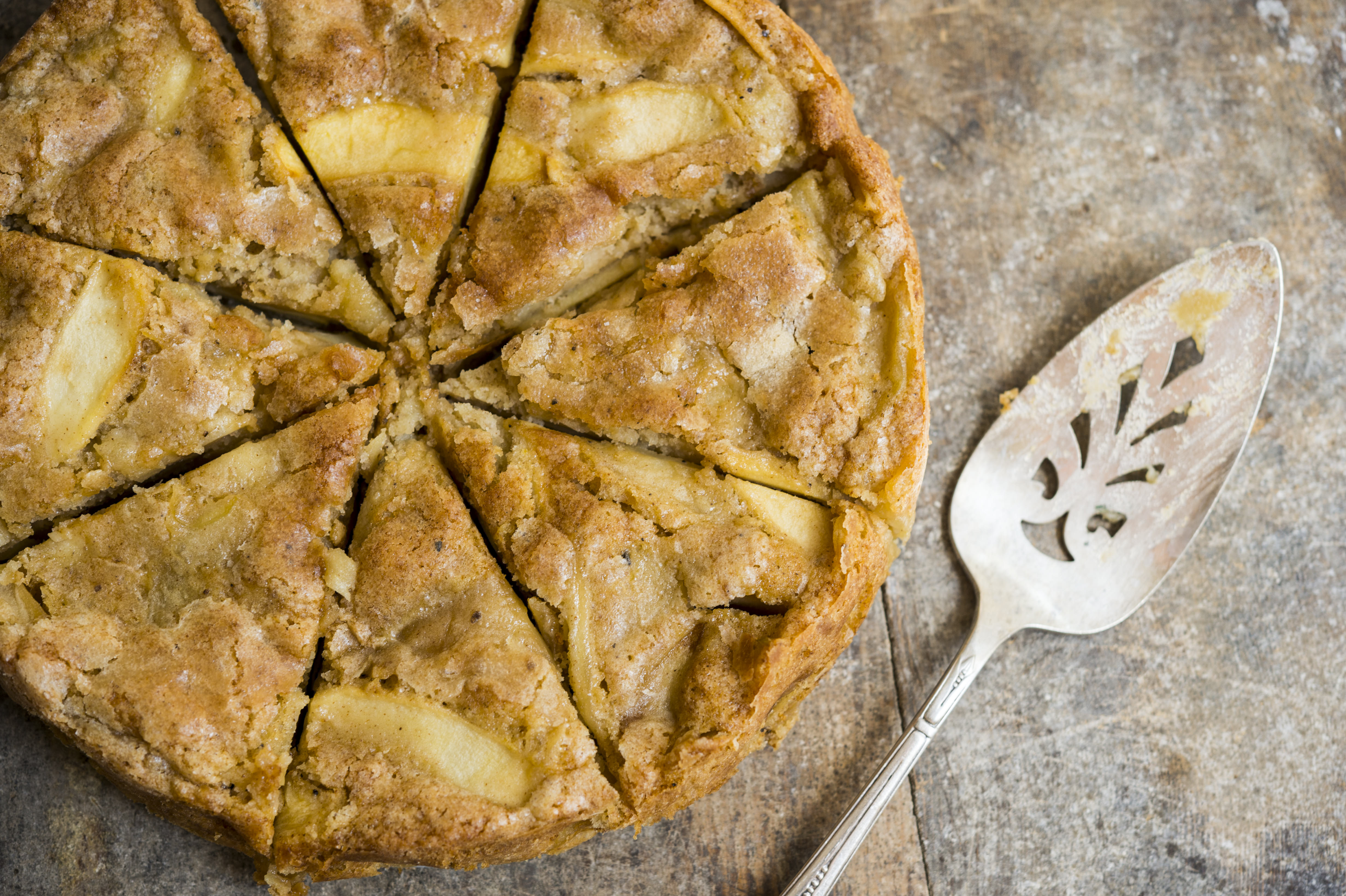 French apple cake.