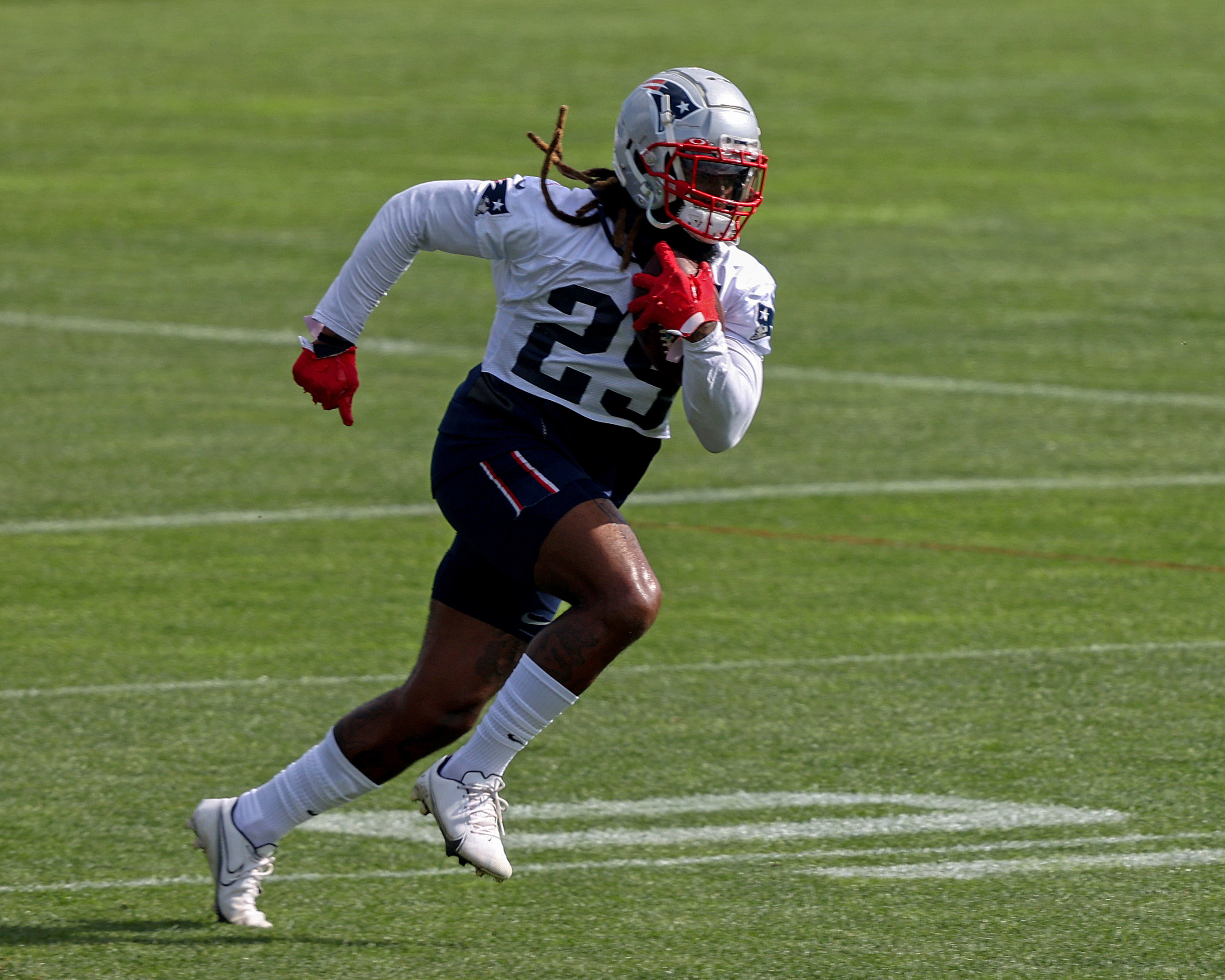 Brandon Bolden has been seeing a lot of time in the backfield and not limited to special teams.