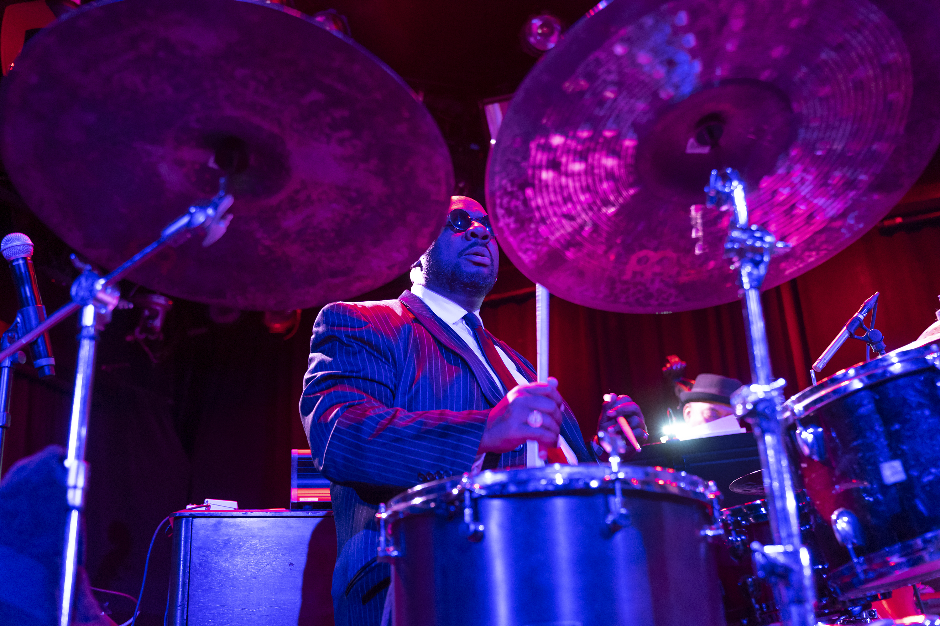 Ralph Peterson performs with his band The Messenger Legacy at Winter JazzFest in New York City in 2019.