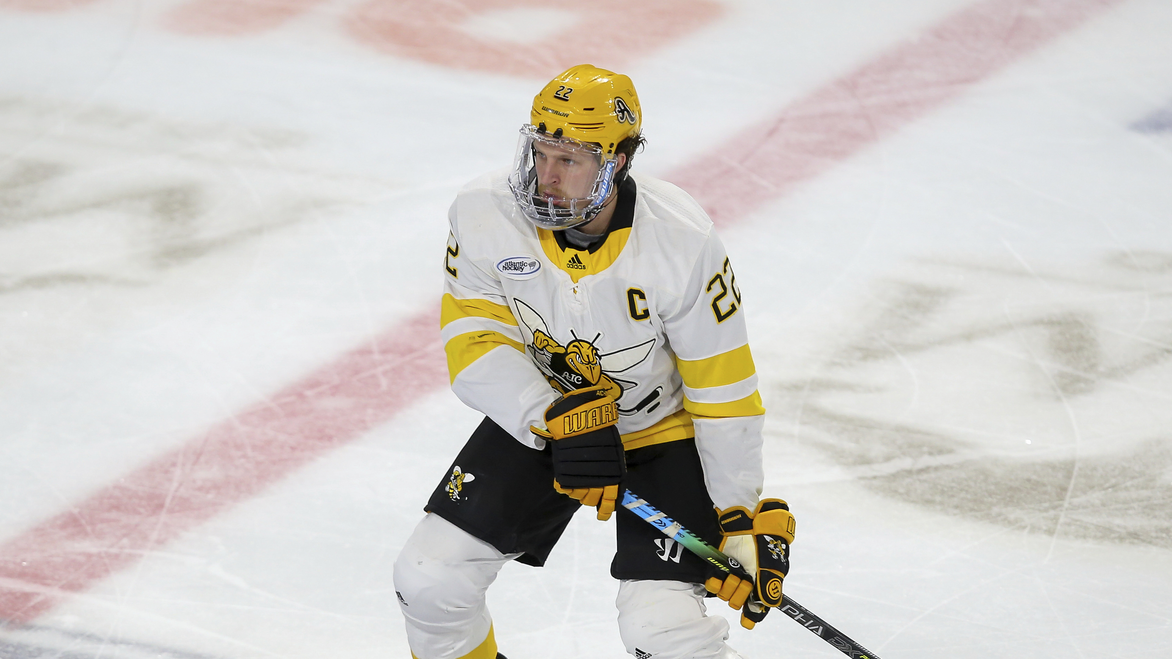 Captain Parker Revering and American International are heading west again, as the No. 4 seed Yellow Jackets will face No. 1 North Dakota in the Fargo Regional.