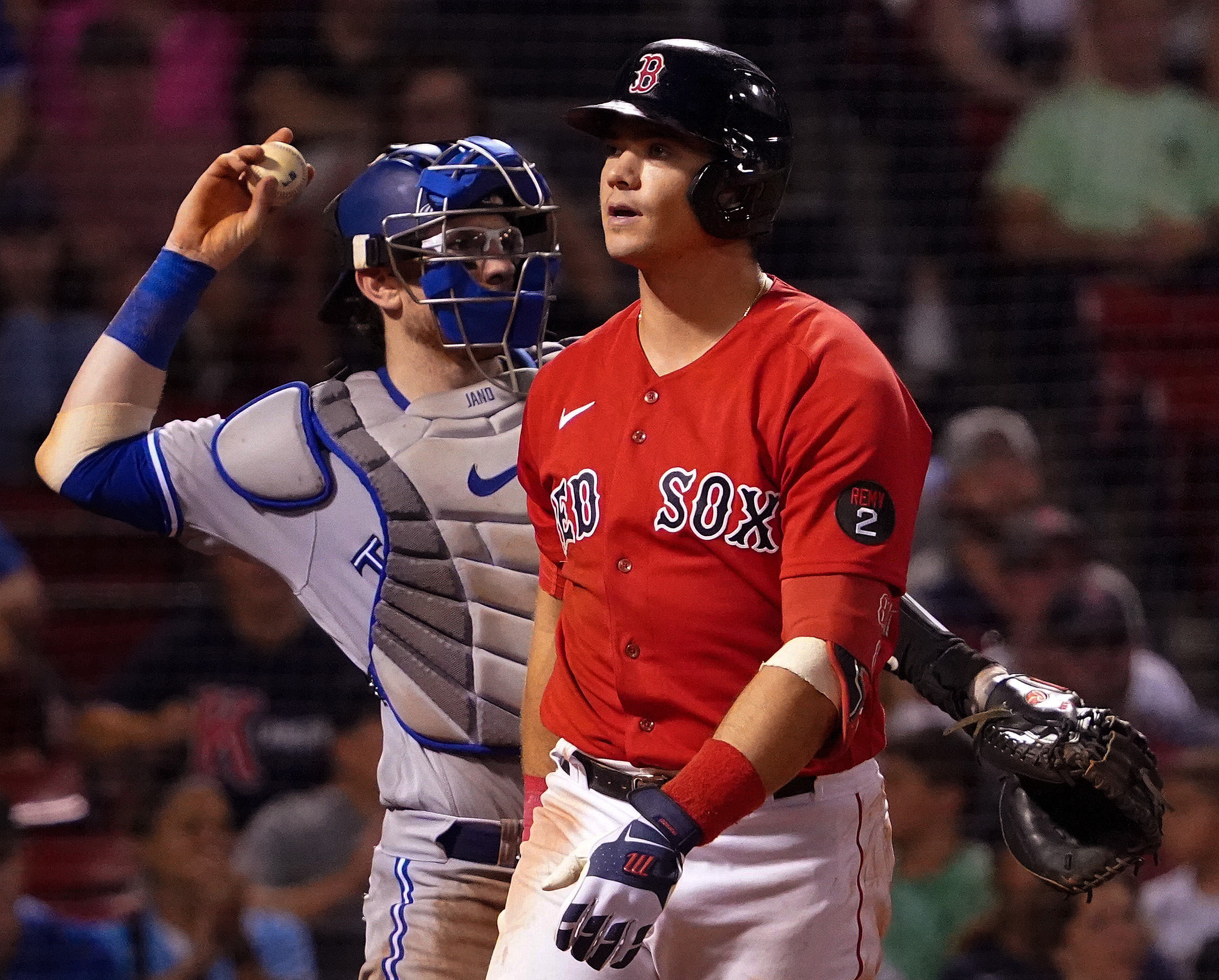 Red Sox edge Blue Jays 2-1 at Fenway with just 3 hits - The San Diego  Union-Tribune