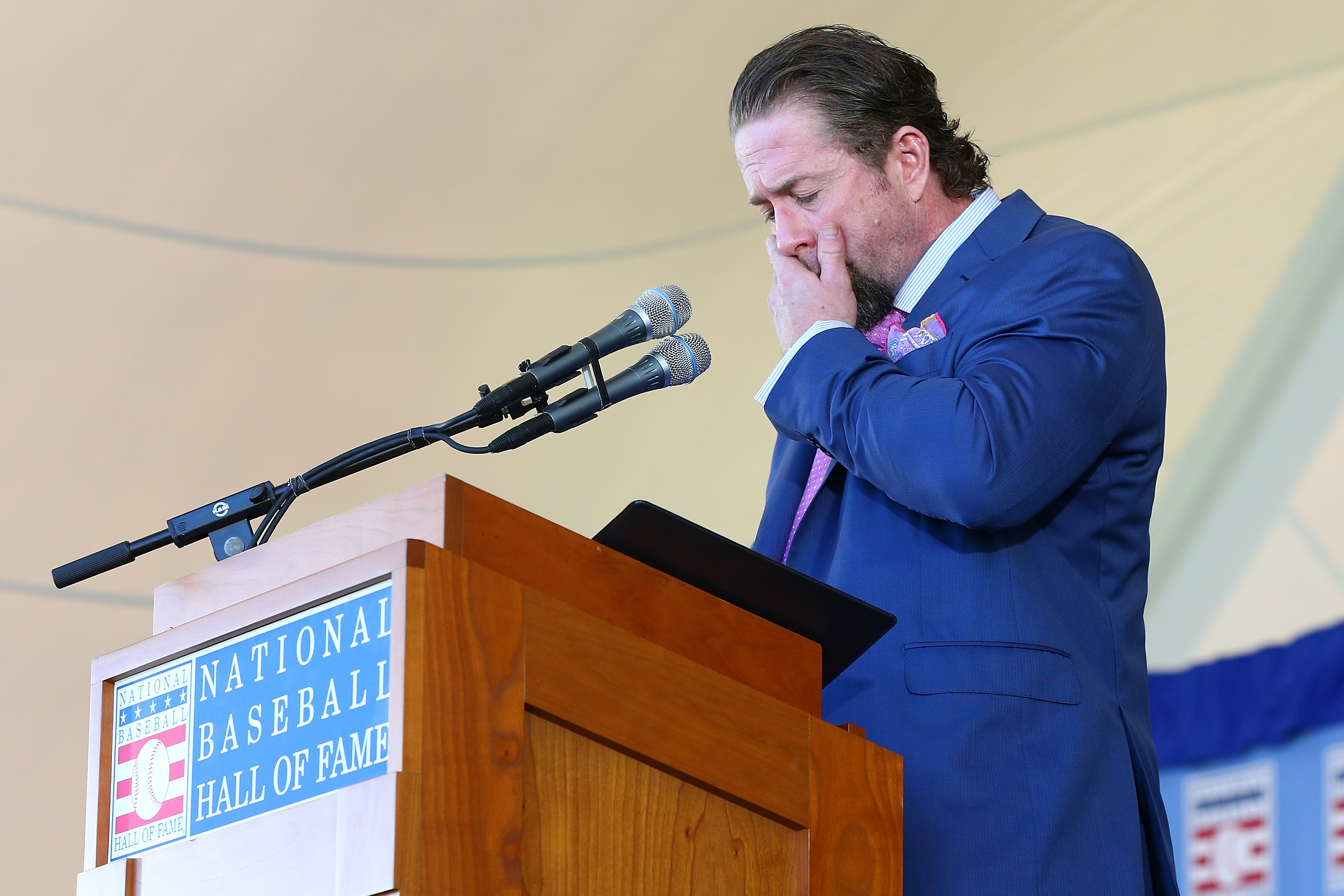 Jeff Bagwell was inducted into the Baseball Hall of Fame in 2017.