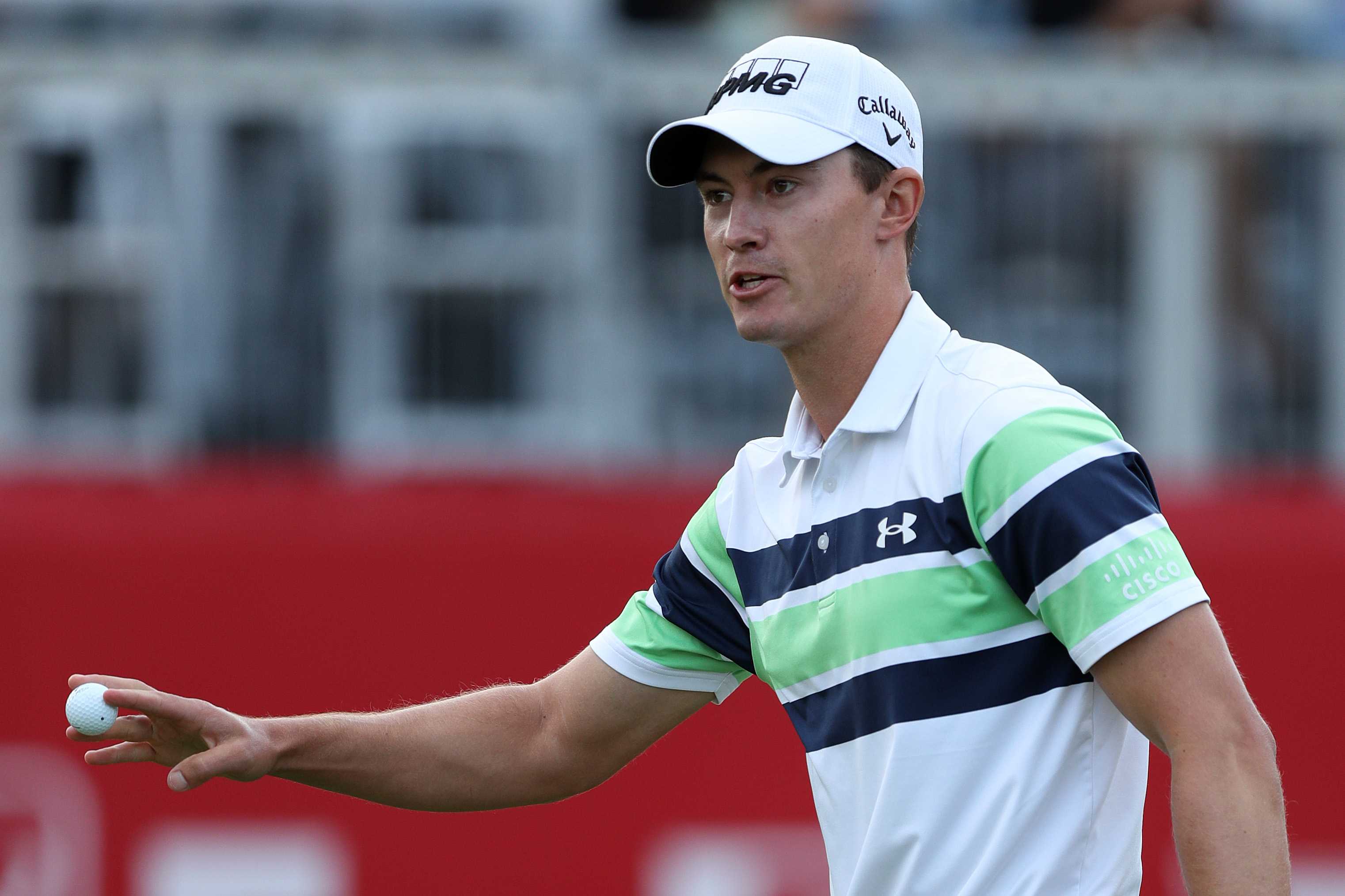 Maverick McNealy overcame a shaky start to maintain a share of the lead. He was the second-round leader.