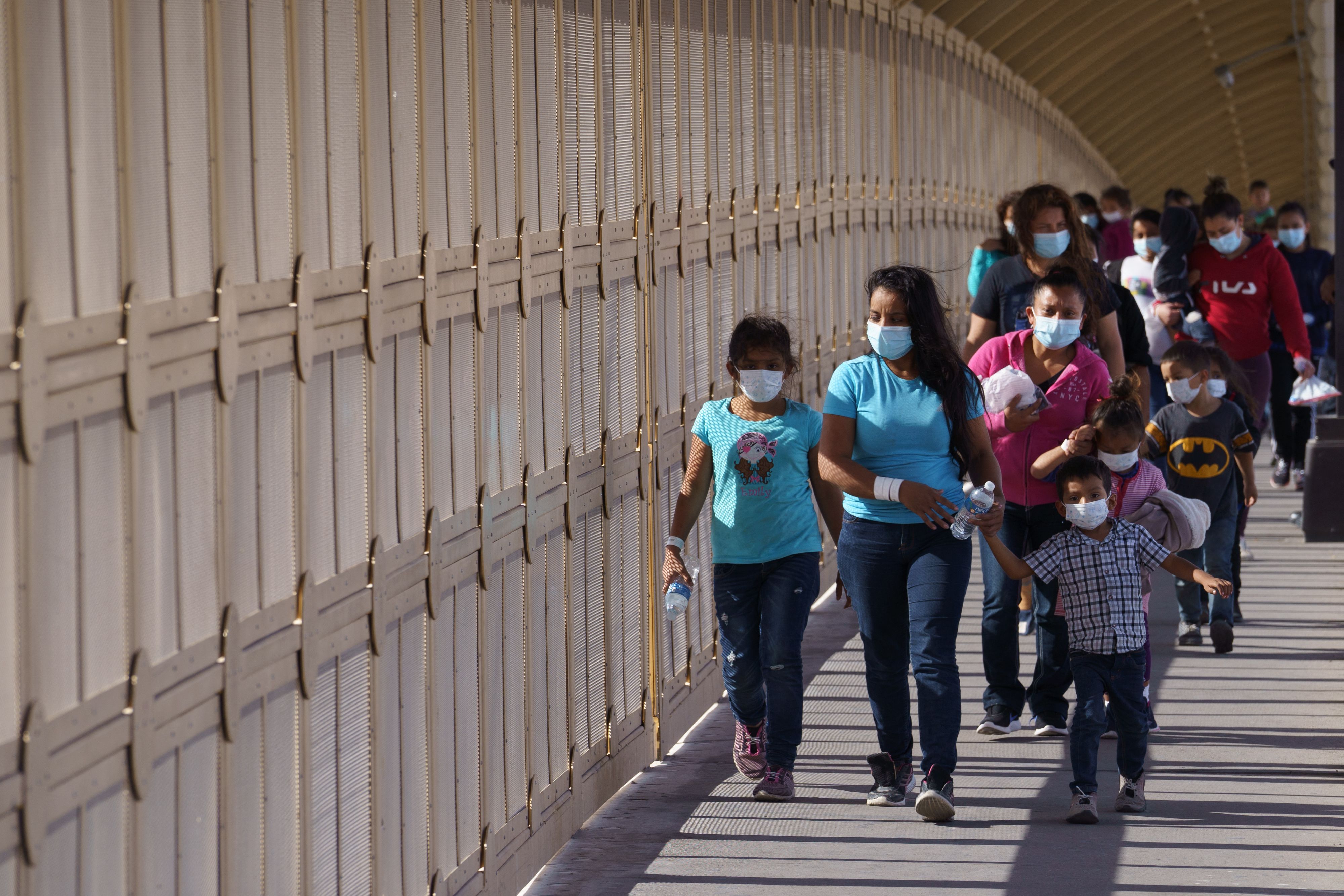 Migrants that crossed into the United States in the Rio Grande Valley and were flown to El Paso, Texas were expelled to Mexico.