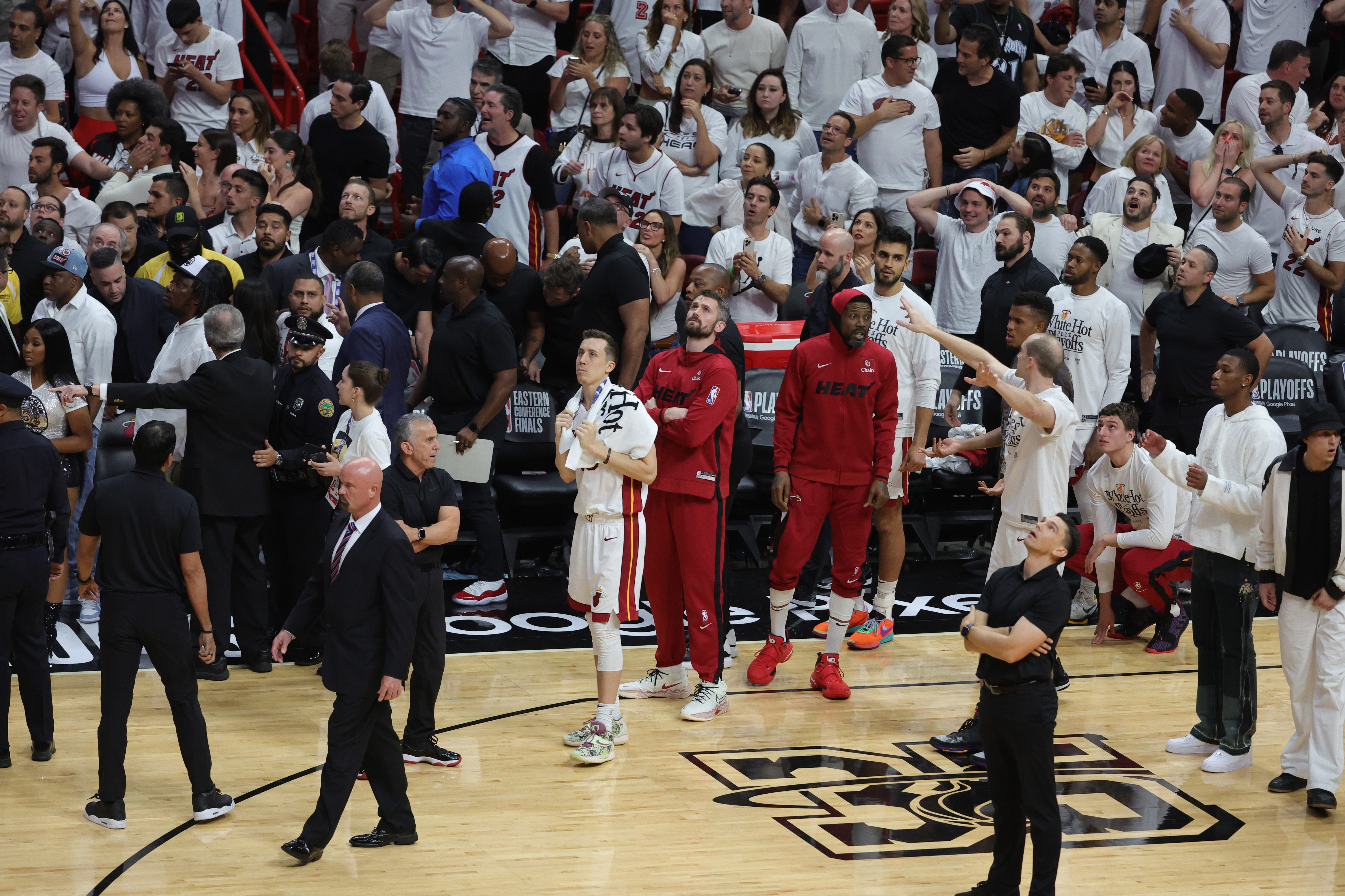 Miami Heat clear lockers, look back, ahead after NBA Finals