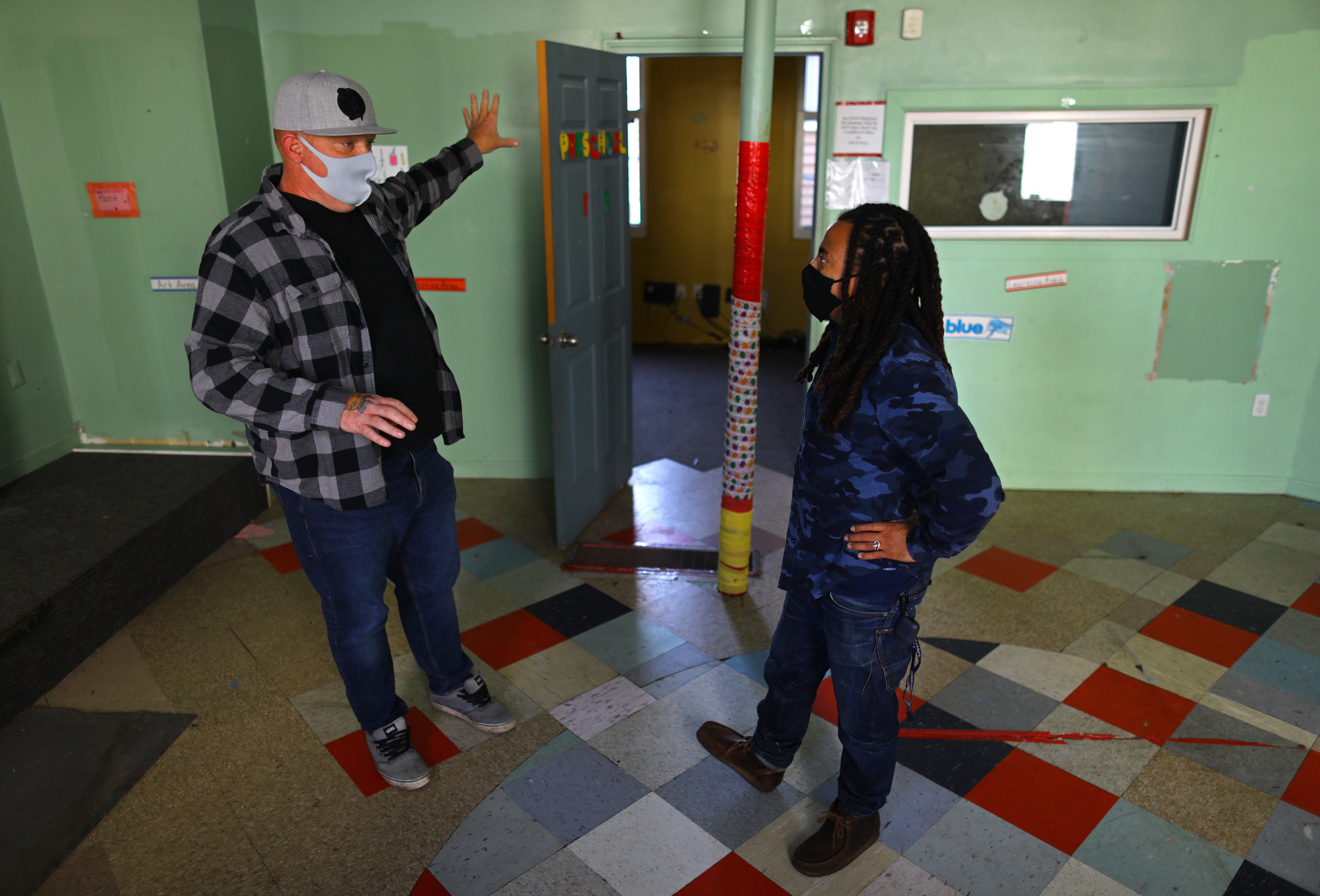 Sean Berte, left, and Armani White, plan to open a marijuana store in Hyde Park.
