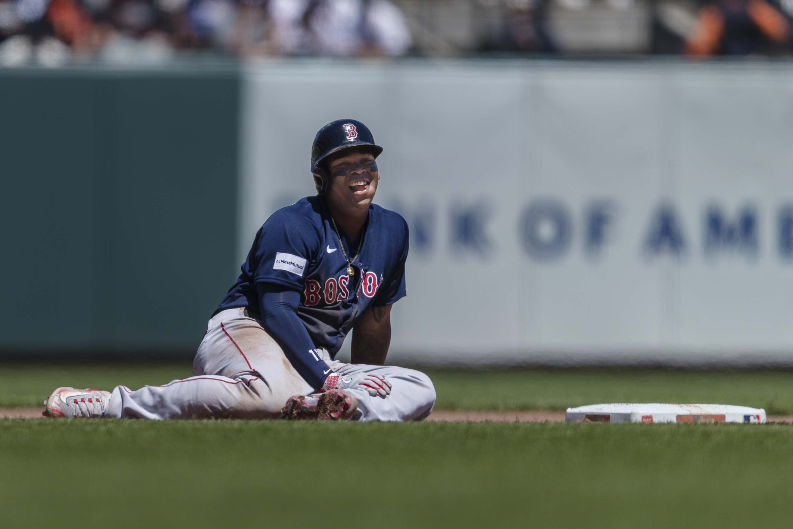 Rafael Devers #11 June 3, 2022 Boston Red Sox at Oakland Athletics