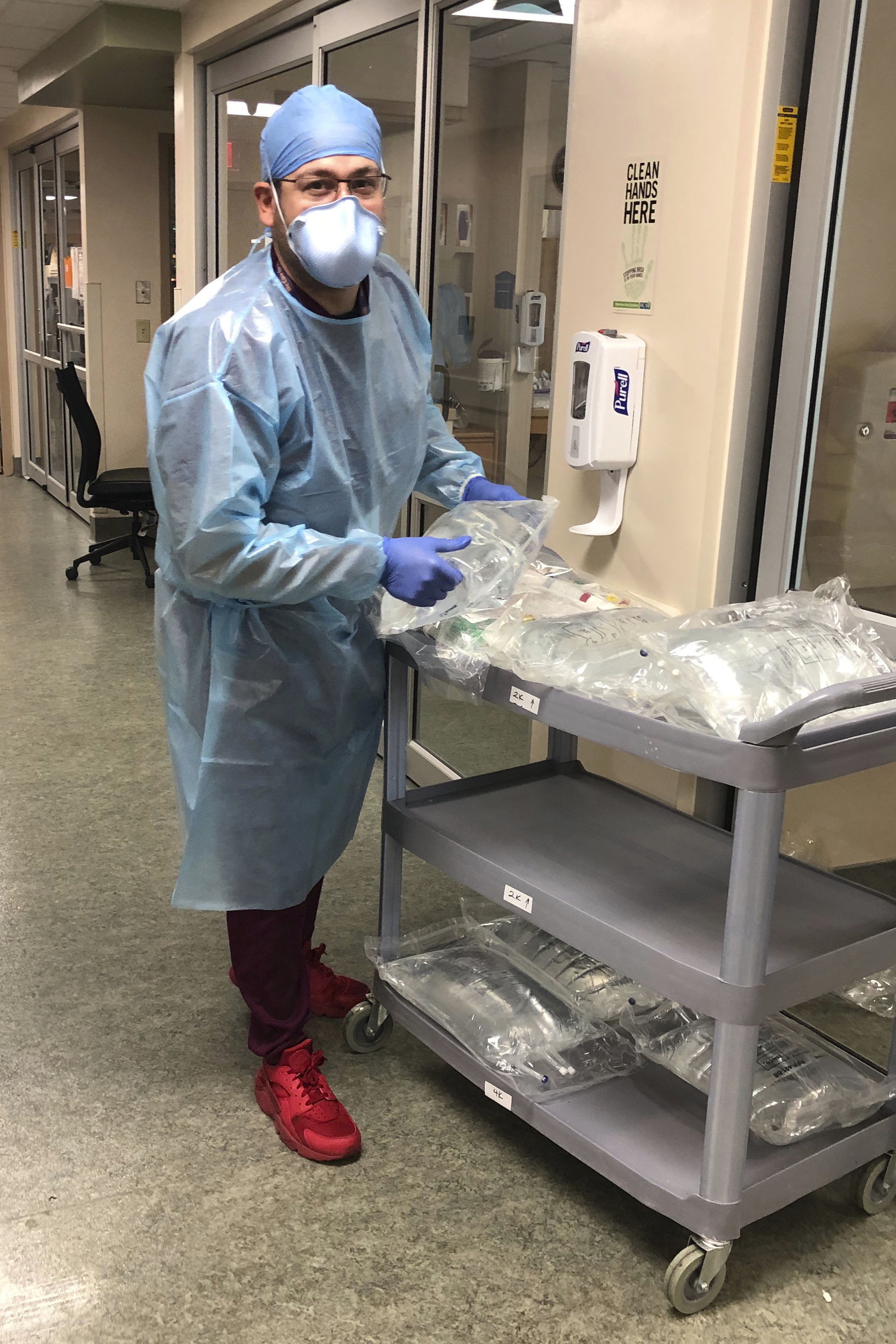 Rublas Ruiz feels it’s his calling to care for patients in the COVID-19 ICU. “This is what I was meant to do.”