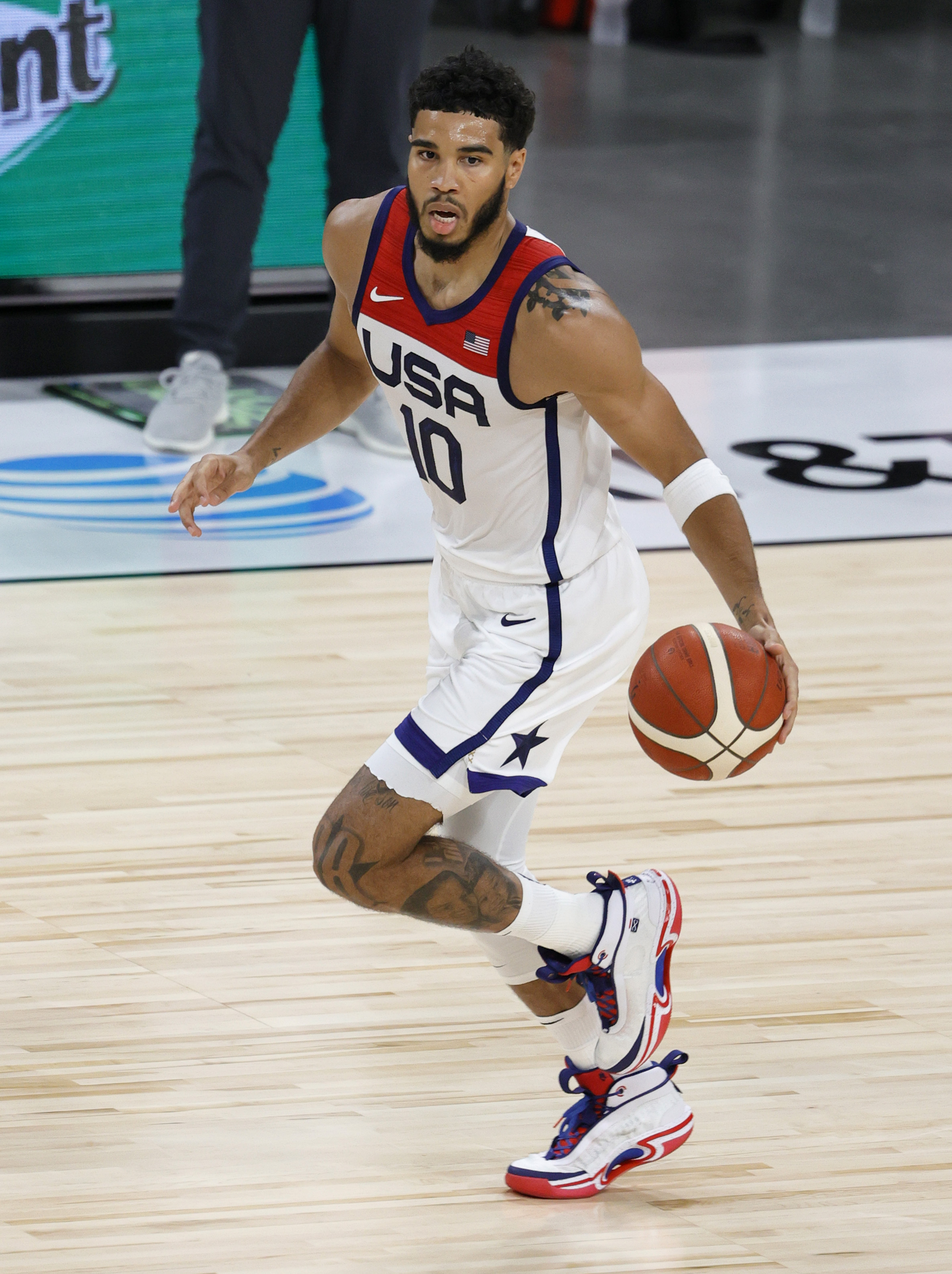 Jayson Tatum, suiting up for Team USA at the Tokyo Games, doesn't take his responsibility as franchise cornerstone lightly.