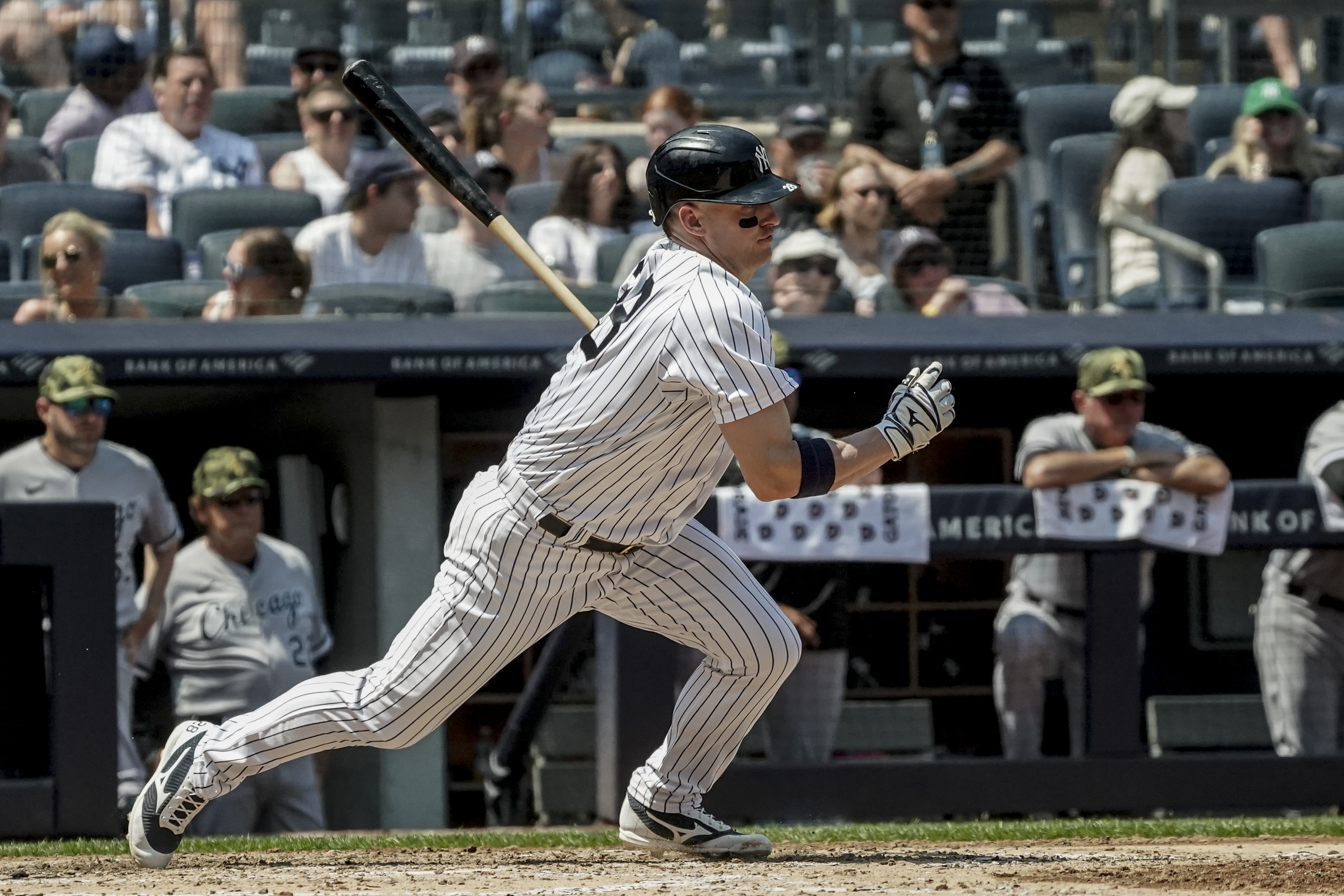 Josh Donaldson New York Yankees Game-Used #28 White Pinstripe Jersey vs.  San Francisco Giants on March 30, 2023