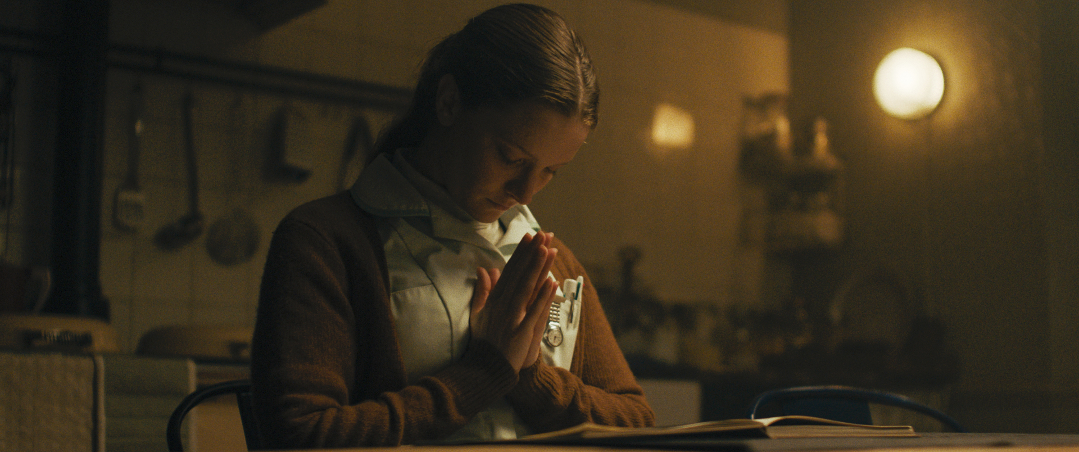 Morfydd Clark in "Saint Maud."