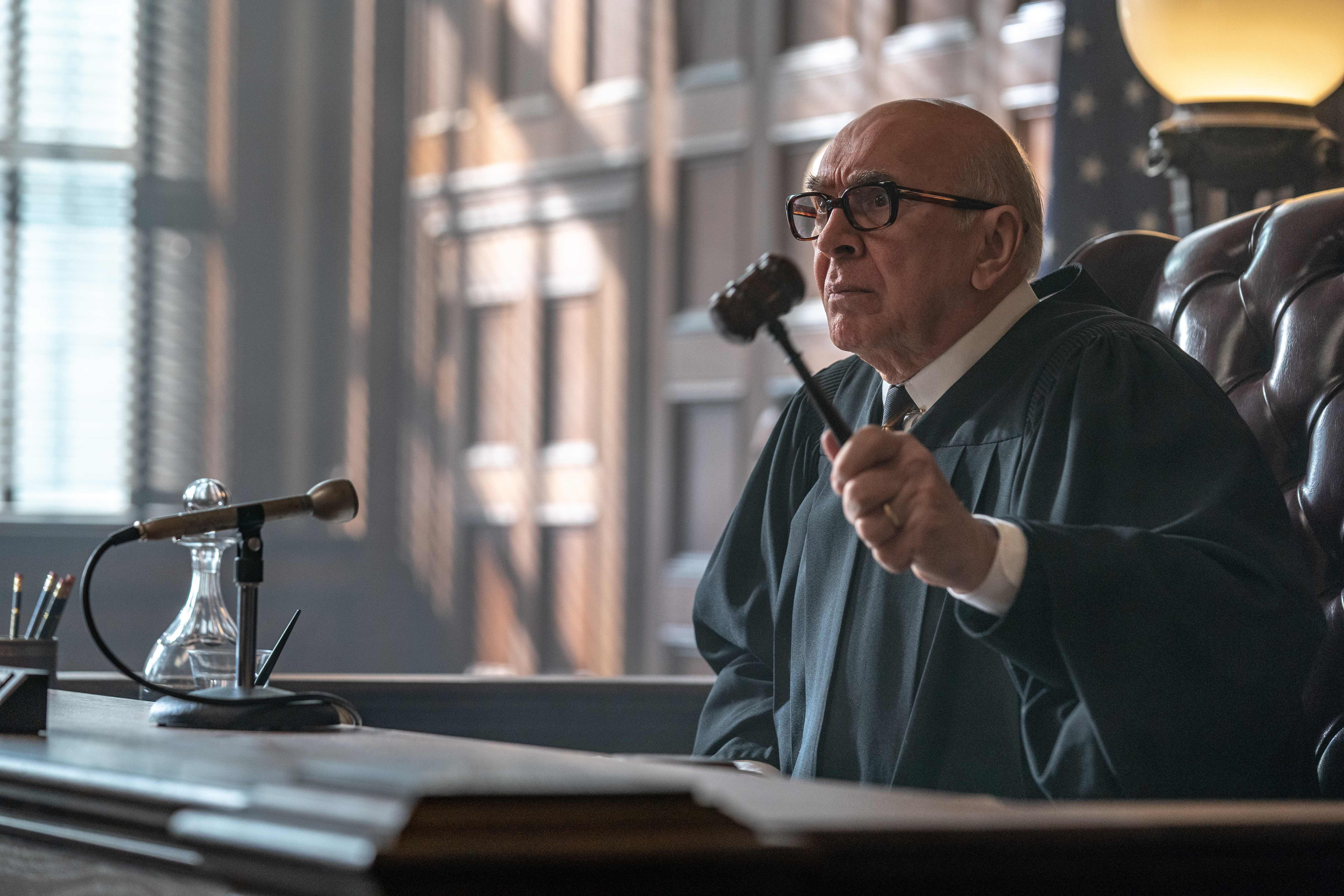 Frank Langella in "The Trial of the Chicago 7."