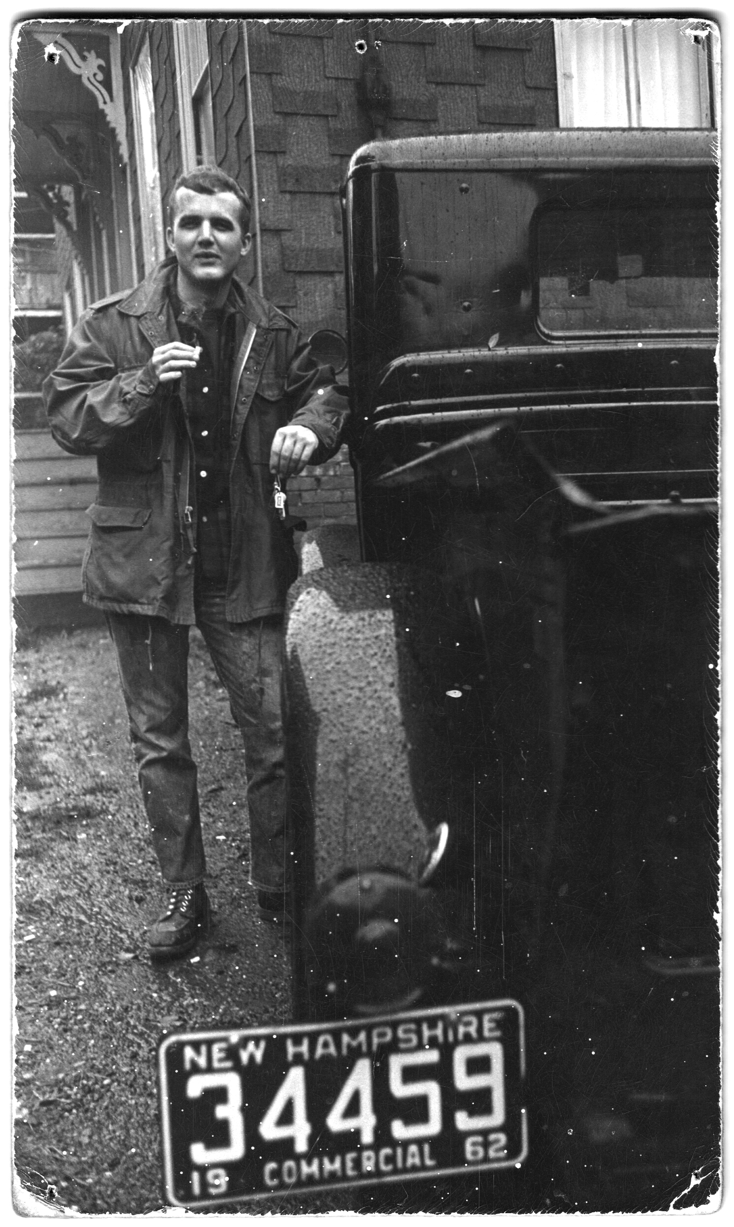 Russell Banks, pictured here at the age of 22 in 1962, is still writing, and is more prolific than ever. He has written three books in the last 18 months.
