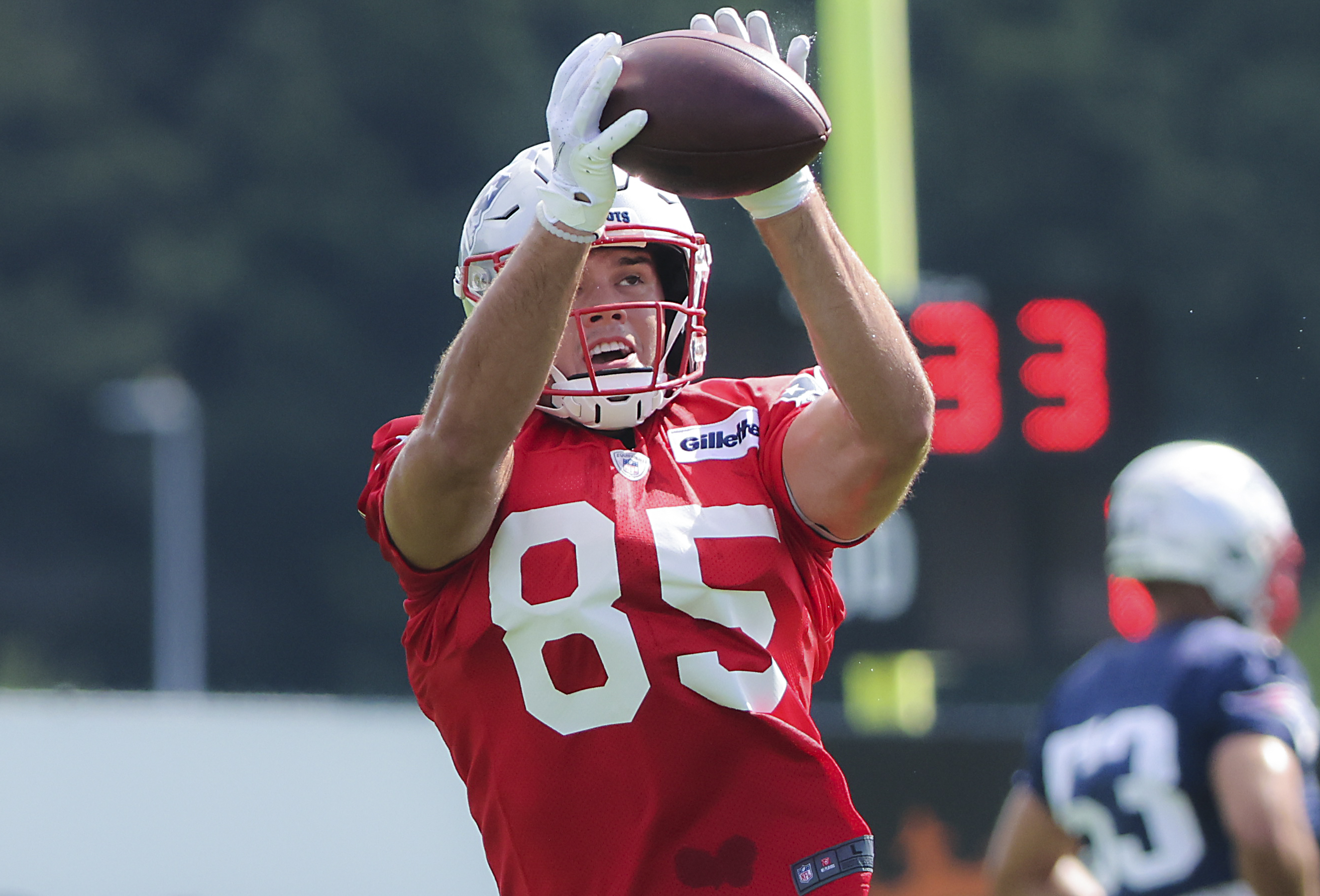 The Patriots could use more production from tight end Hunter Henry.