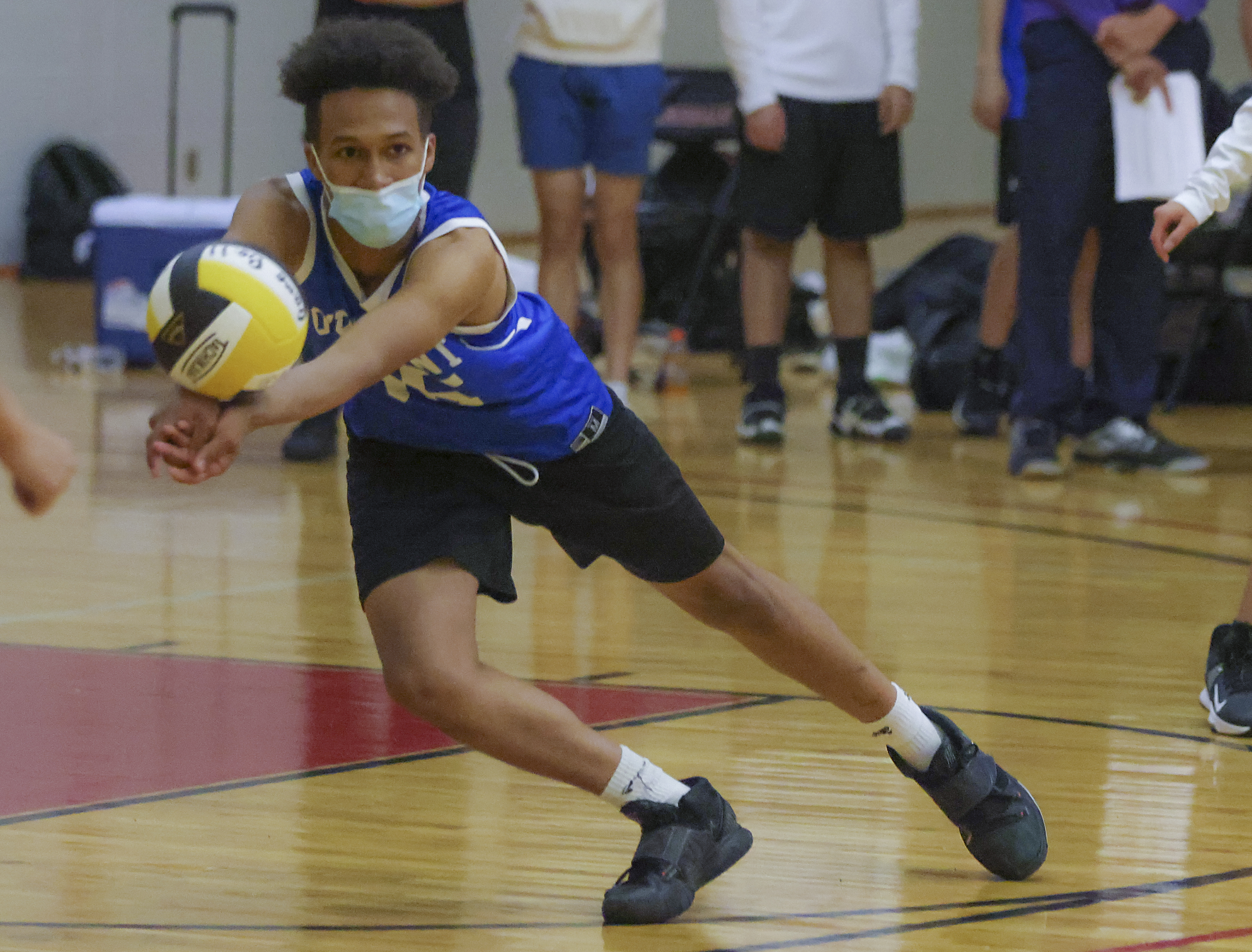 O'Bryant's Jonathan Narsjo led his team with 11 kills, seven digs, and one ace.