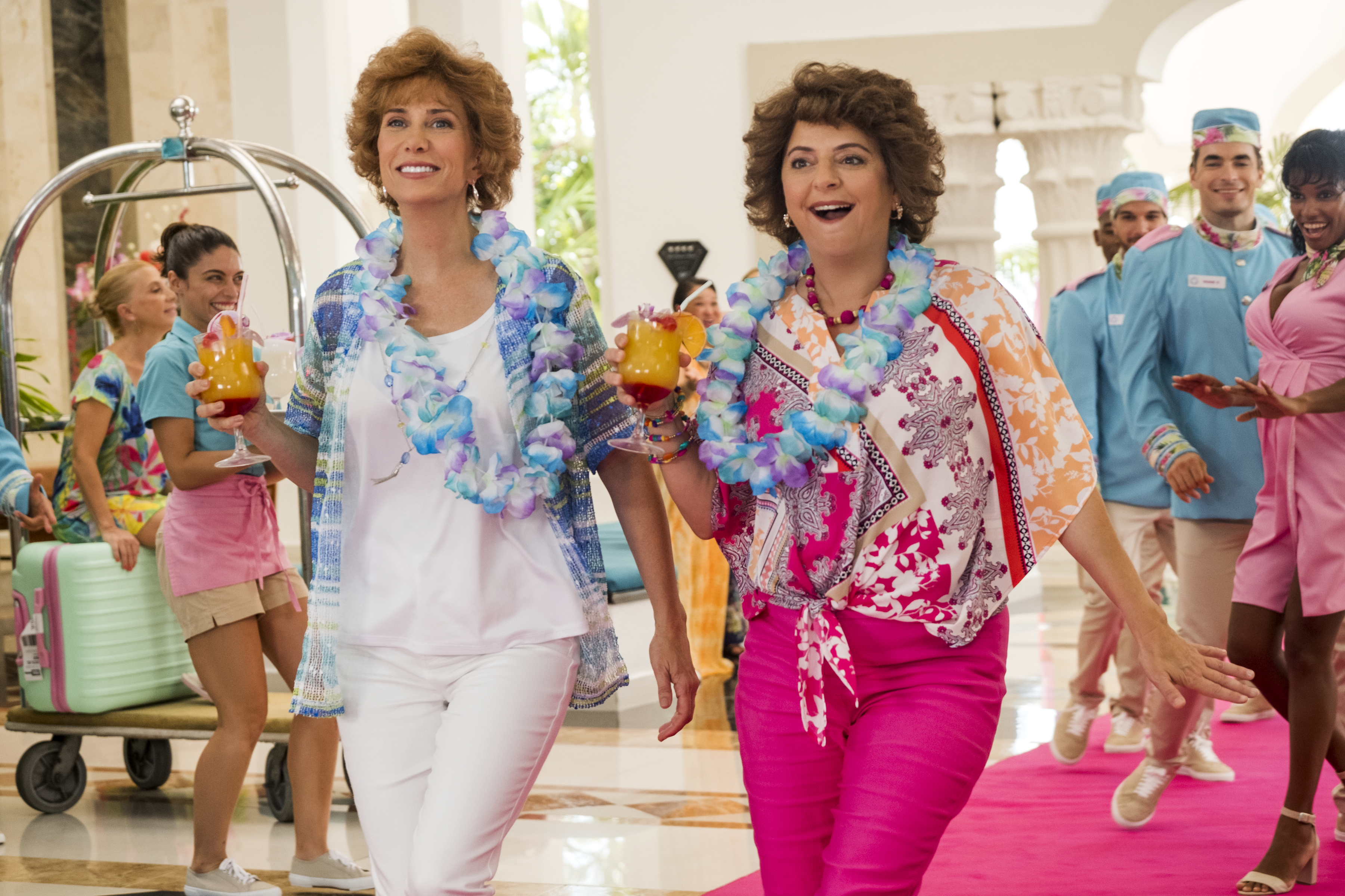 Kristen Wiig as Star and Annie Mumolo as Barb in "Barb and Star Go to Vista Del Mar."